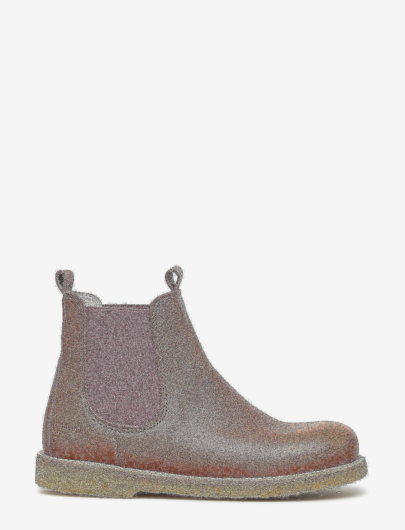 ANGULUS - Booties - flat - with elastic - 1431/033 cognac/pink - 2