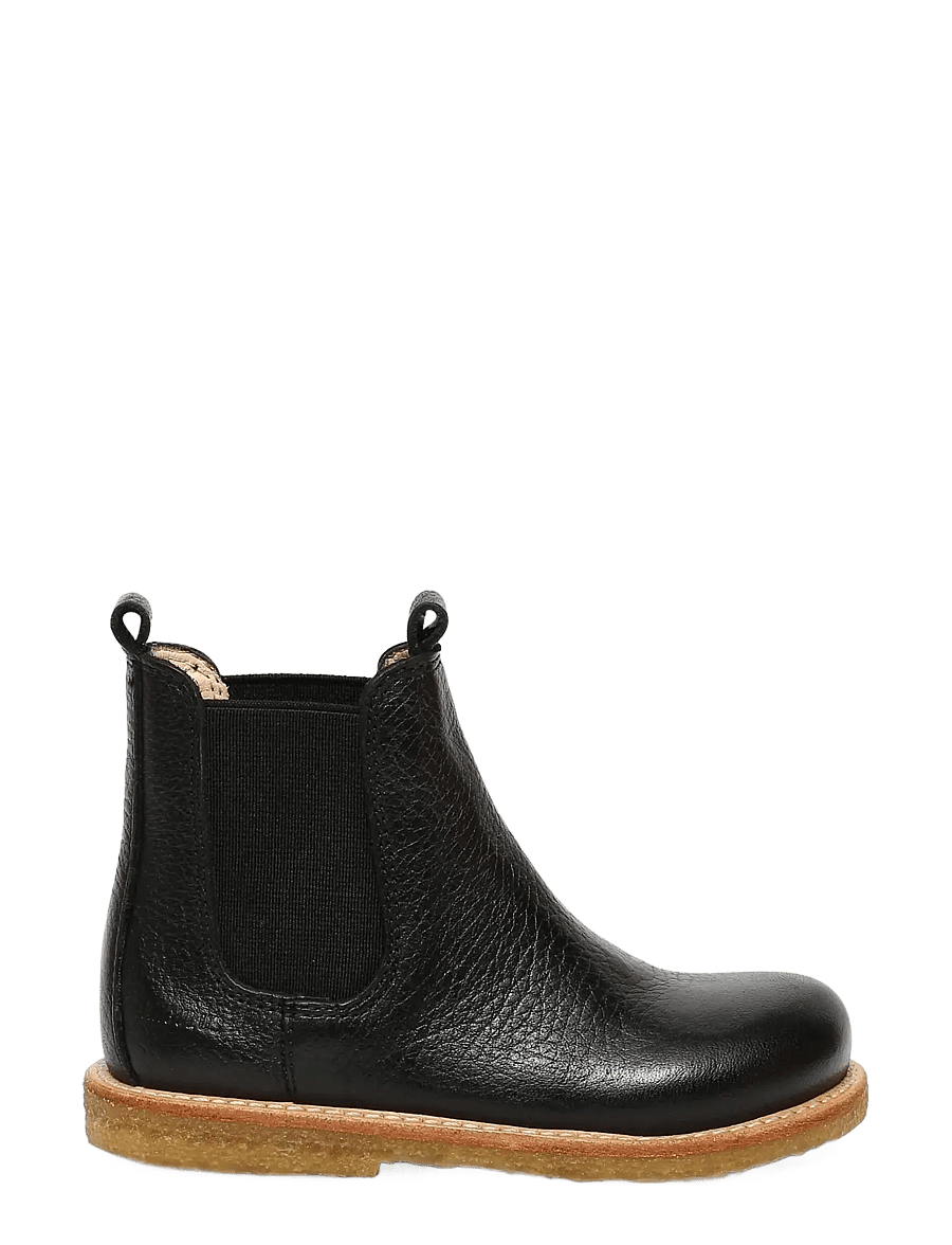 ANGULUS - Booties - flat - with elastic - boots - 2504/001 black/black - 0