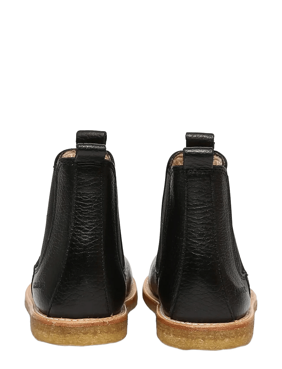 ANGULUS - Booties - flat - with elastic - boots - 2504/001 black/black - 3