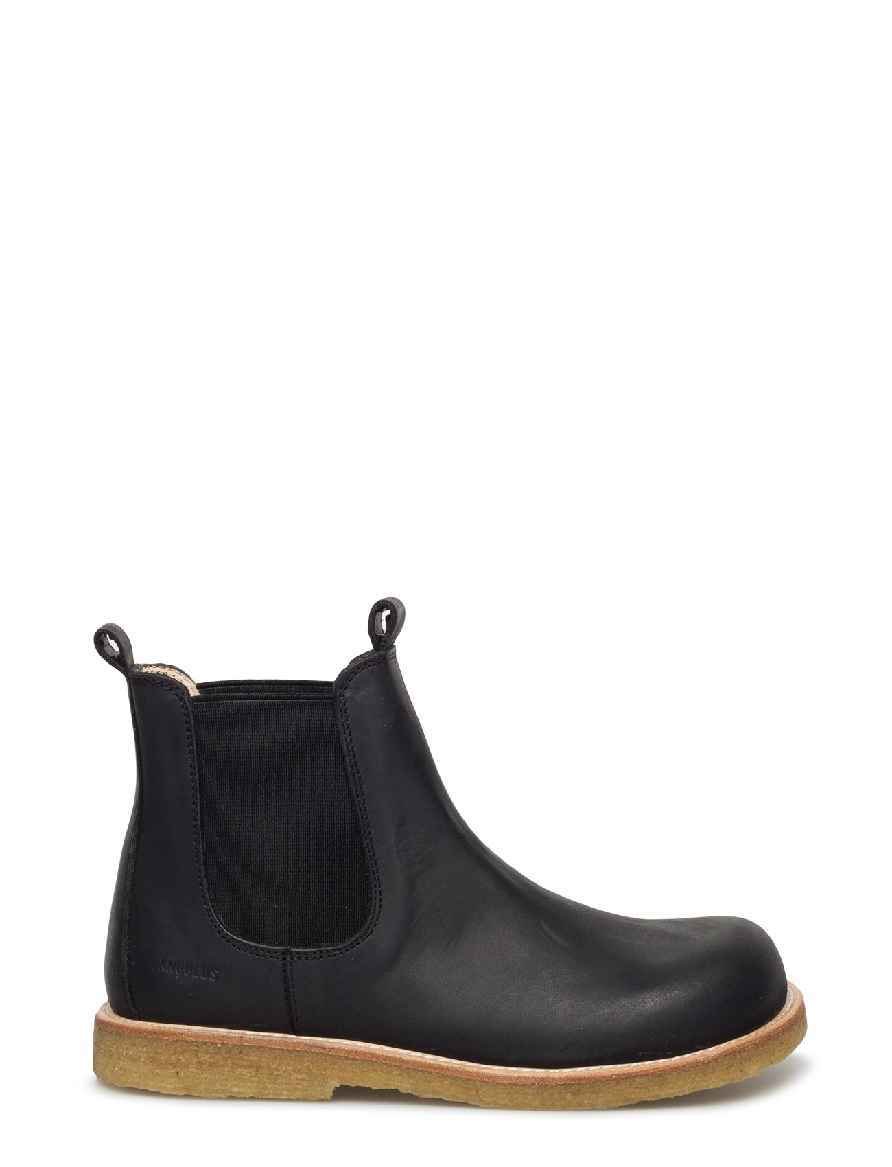 ANGULUS - Booties - flat - with elastic - 2504/001 black/black - 1