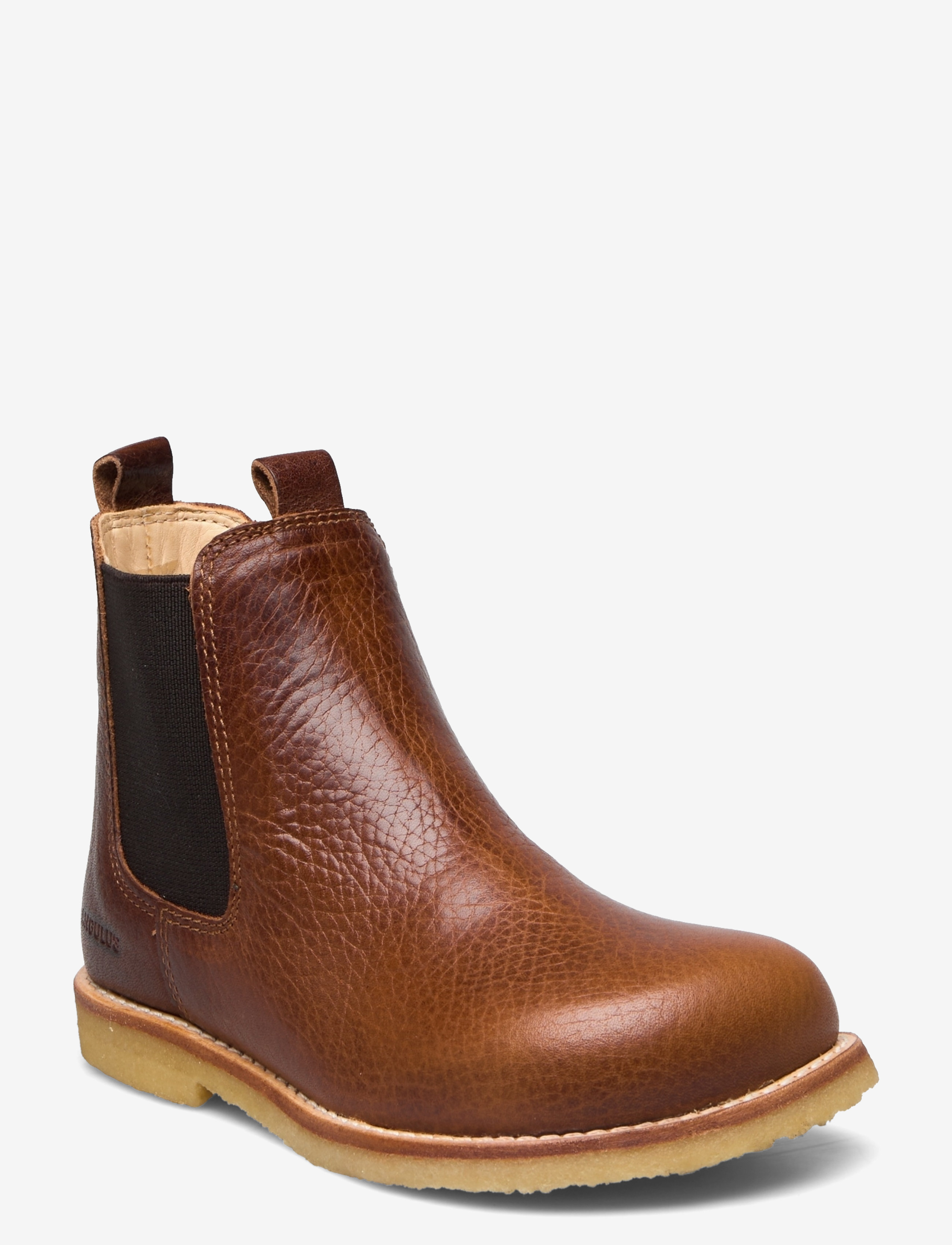 ANGULUS - Booties - flat - with elastic - back to school - 2509/002 medium brown - 1