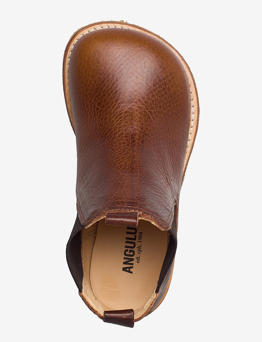 ANGULUS - Booties - flat - with elastic - sko - 2509/002 medium brown - 3