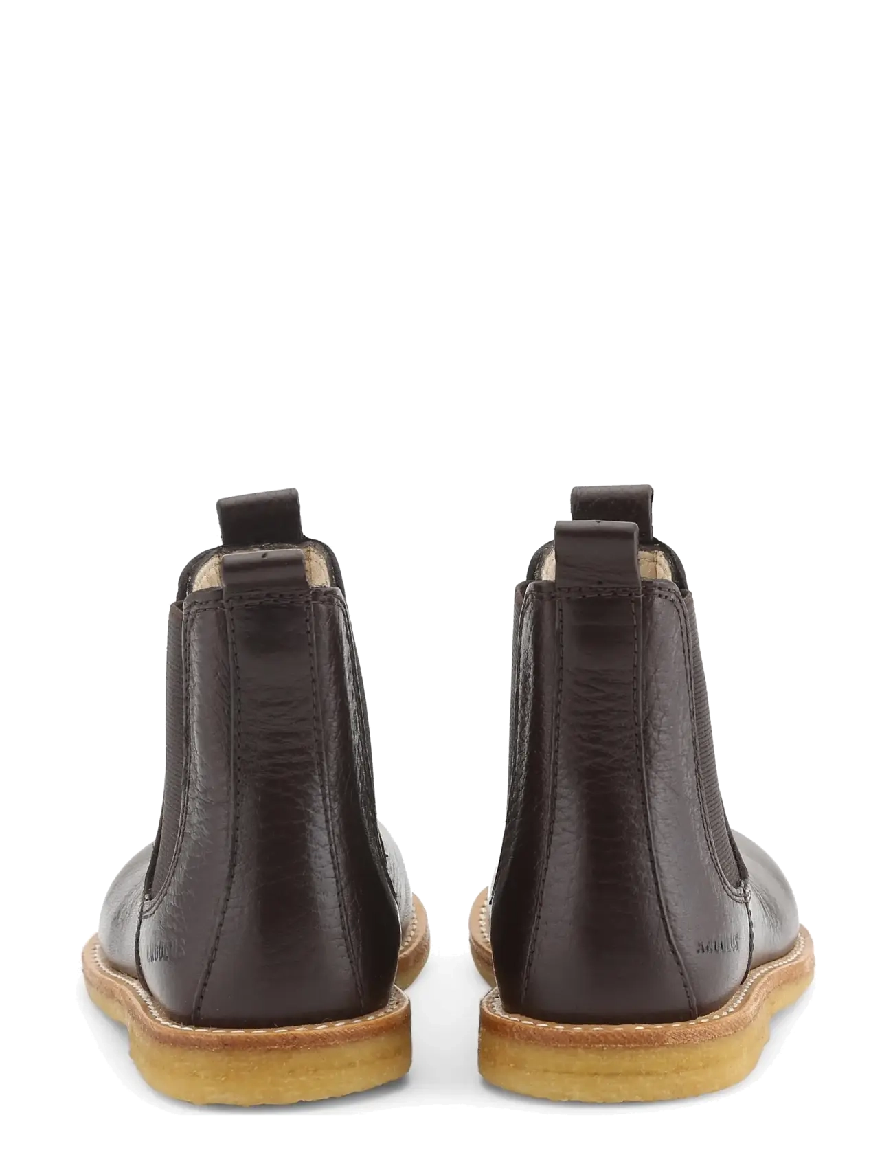 ANGULUS - Booties - flat - with elastic - stiefel - 2505/002 dark brown/brown - 2