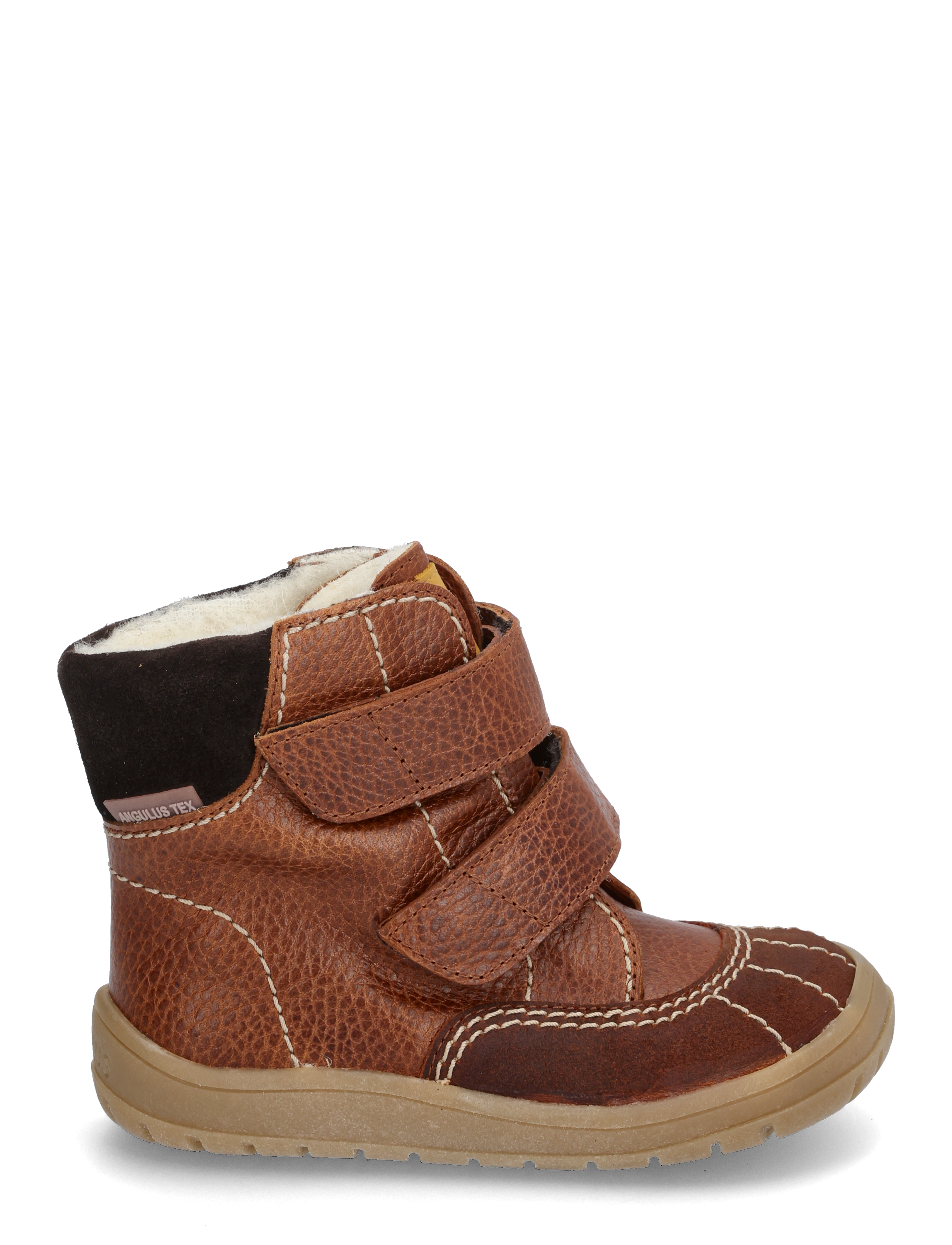 ANGULUS - Boots - flat - with velcro - herbstschuhe - 2101/2509/2719/1779 cognac/cog - 2