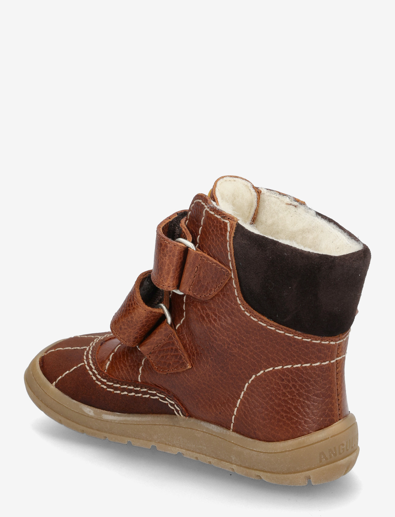 ANGULUS - Boots - flat - with velcro - 2101/2509/2719/1779 cognac/cog - 2