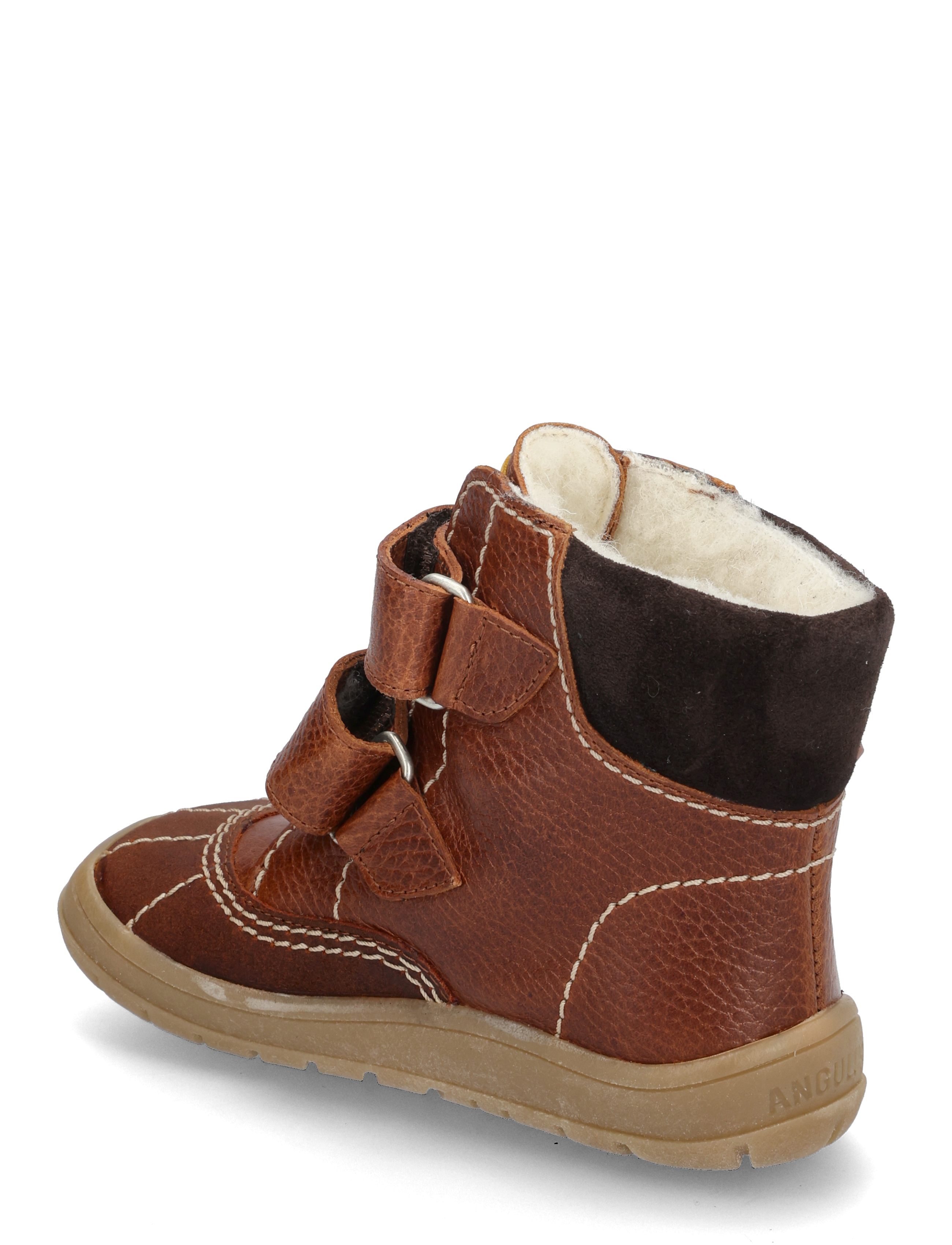 ANGULUS - Boots - flat - with velcro - herbstschuhe - 2101/2509/2719/1779 cognac/cog - 3