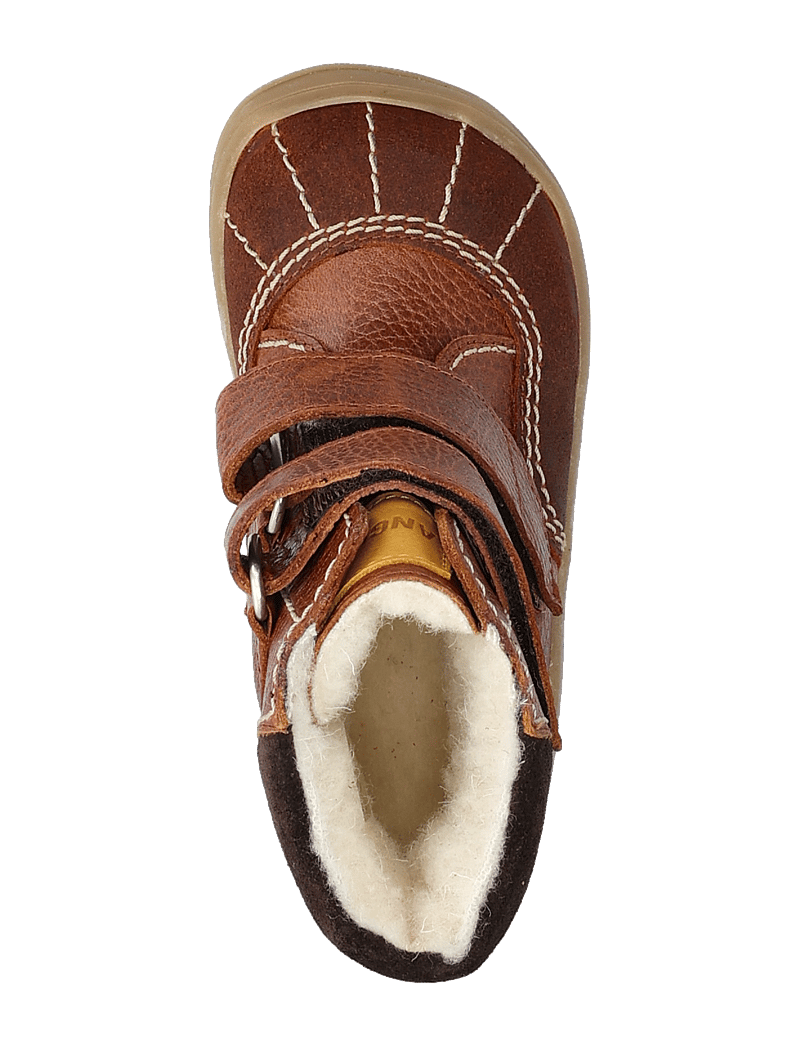 ANGULUS - Boots - flat - with velcro - sko - 2101/2509/2719/1779 cognac/cog - 4