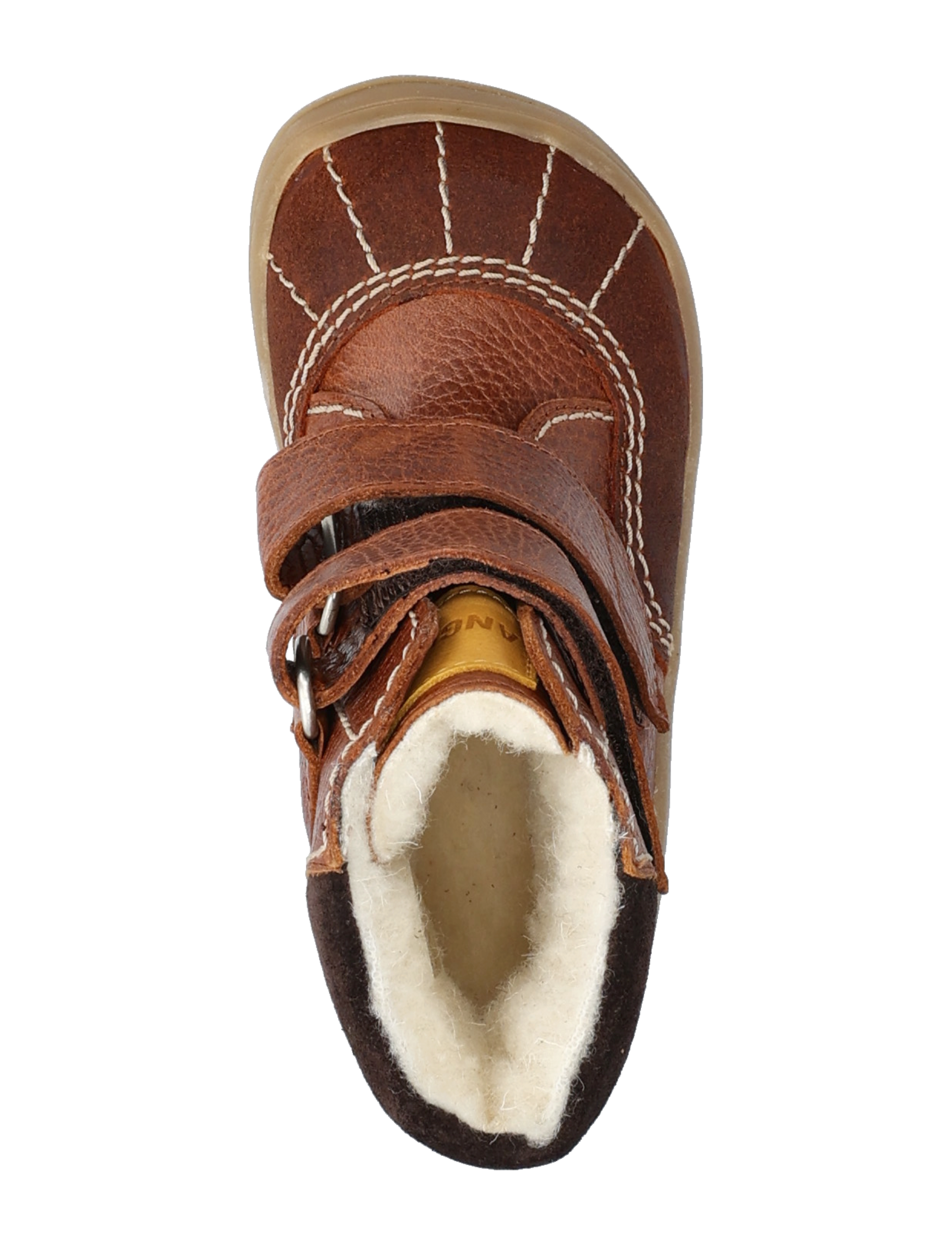 ANGULUS - Boots - flat - with velcro - herbstschuhe - 2101/2509/2719/1779 cognac/cog - 4