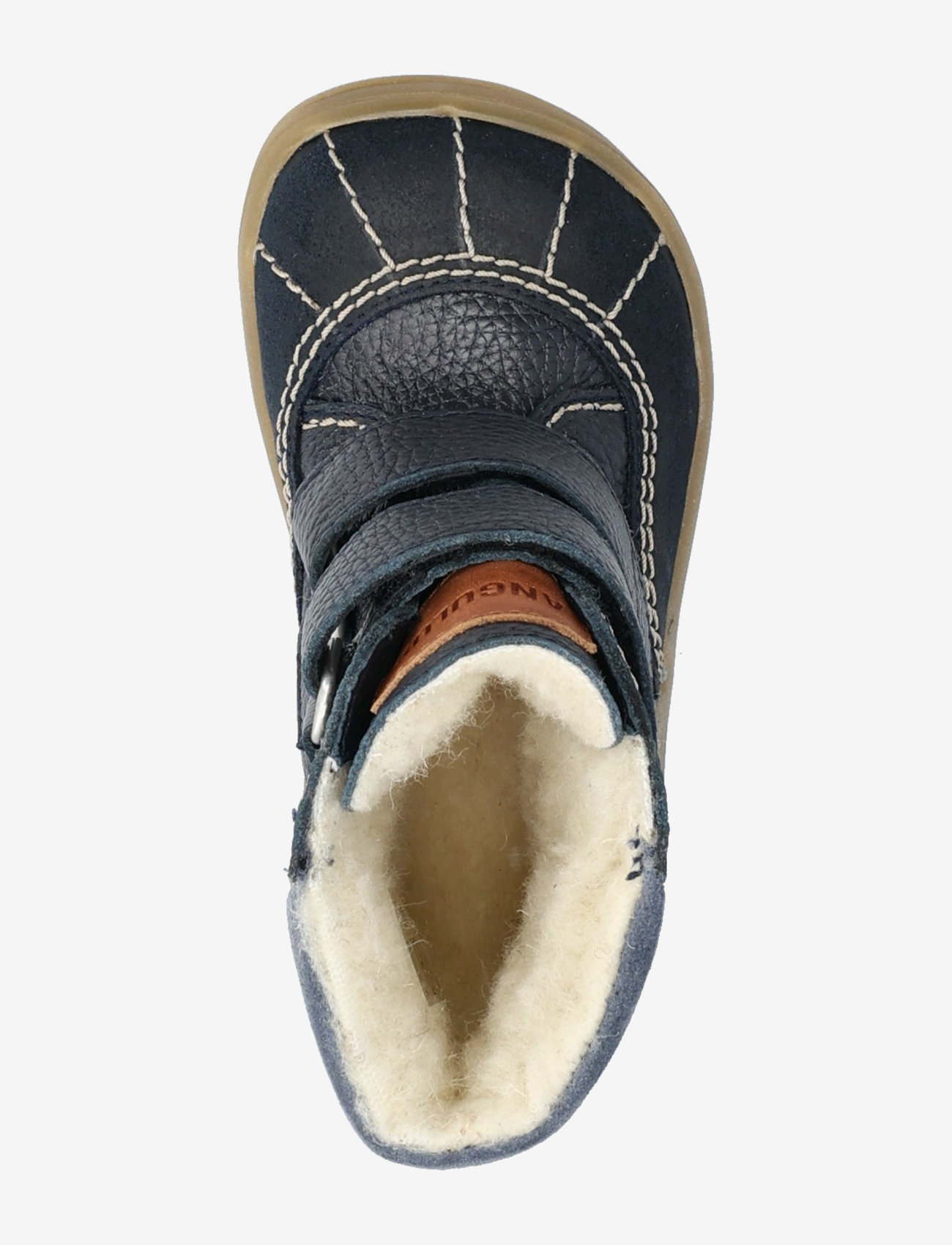 ANGULUS - Boots - flat - with velcro - 2103/3246/1789/2734 navy/tan/b - 3