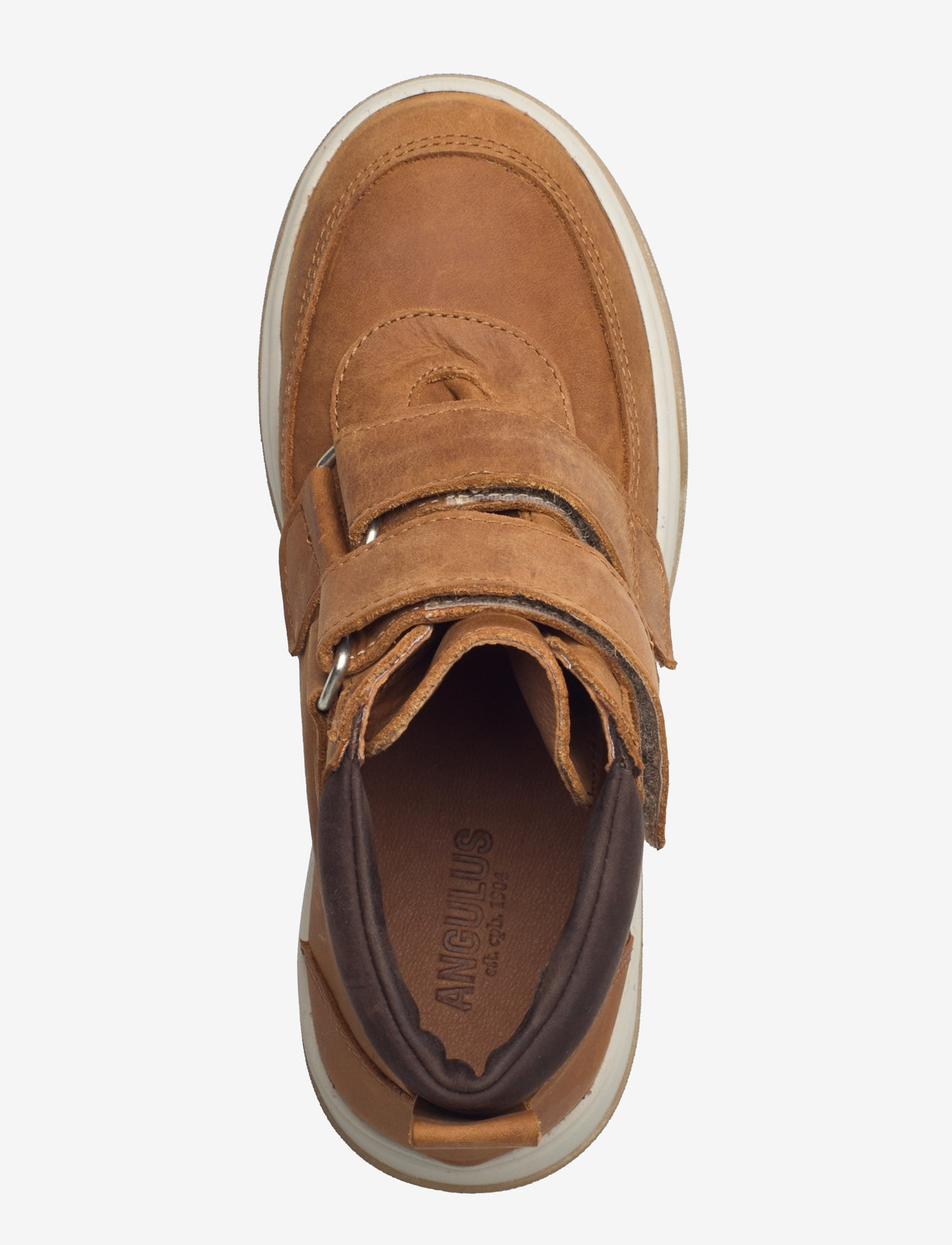 ANGULUS - Shoes - flat - with velcro - 3271/3270 cognac/dark brown - 4