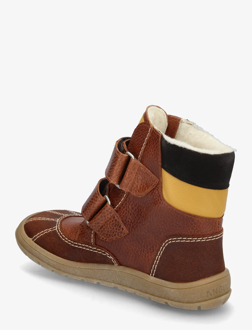 ANGULUS - Boots - flat - with velcro - buty zimowe - 2101/2509/2719/1779 cognac/cog - 2