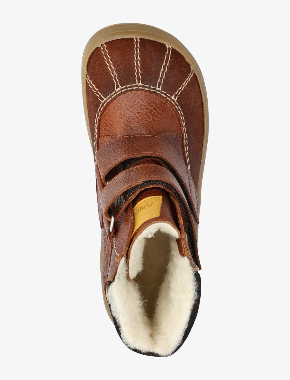 ANGULUS - Boots - flat - with velcro - buty zimowe - 2101/2509/2719/1779 cognac/cog - 3