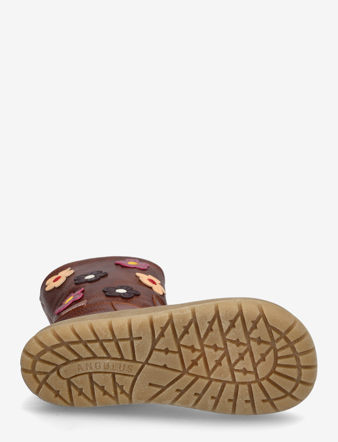 ANGULUS - Boots - flat - with zipper - 2509/3201/3206/ 3202 cognac/fl - 4