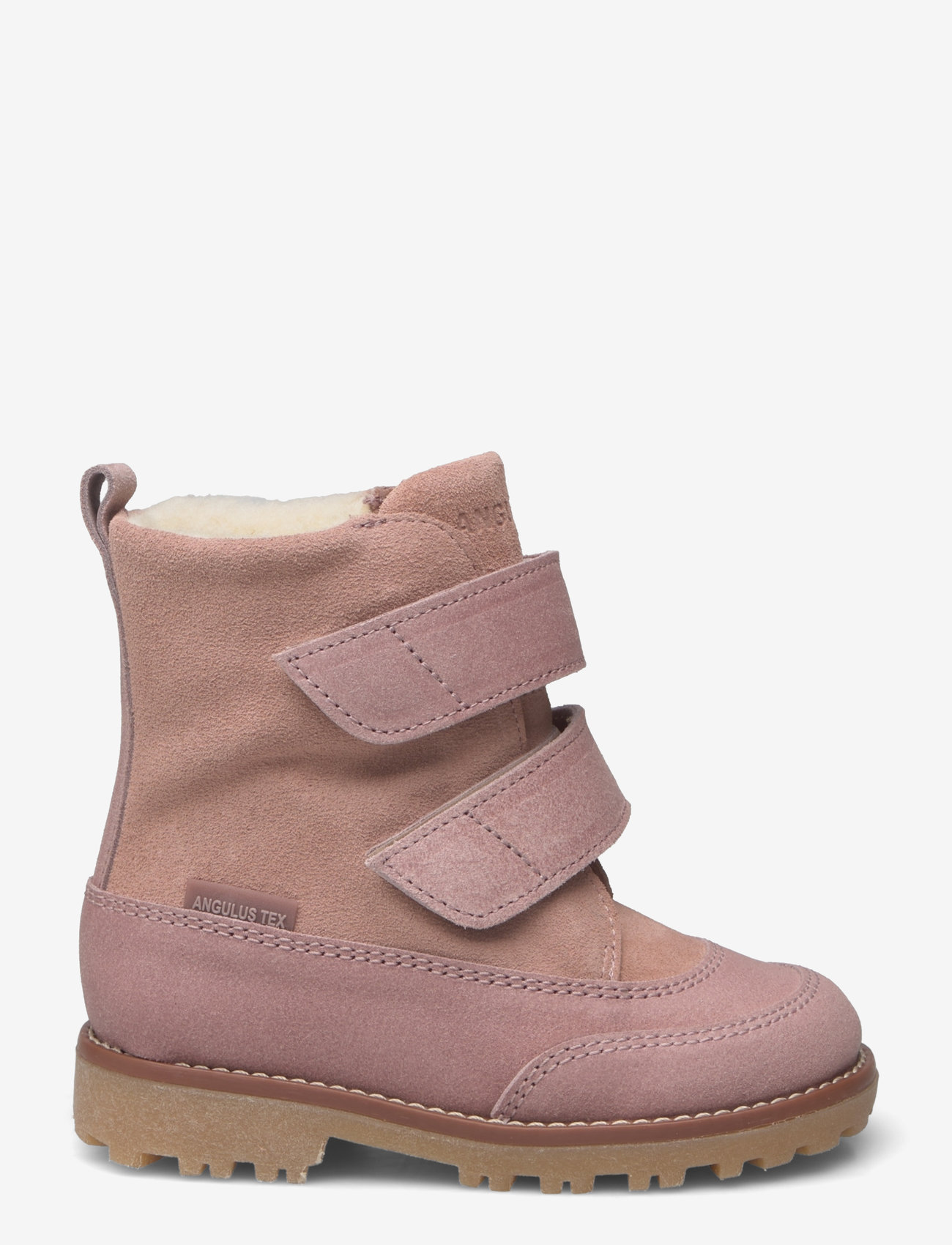 ANGULUS - Boots - flat - with velcro - 3331/3222 rosebud/rosebud - 1