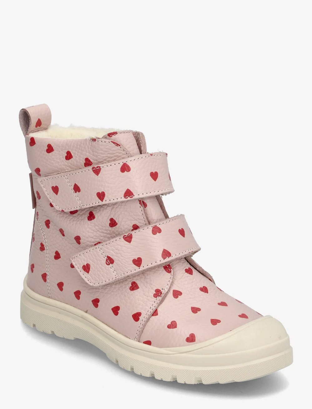 ANGULUS - Boots - flat - with velcro - vinterstøvler - 3301 rose hearts - 0