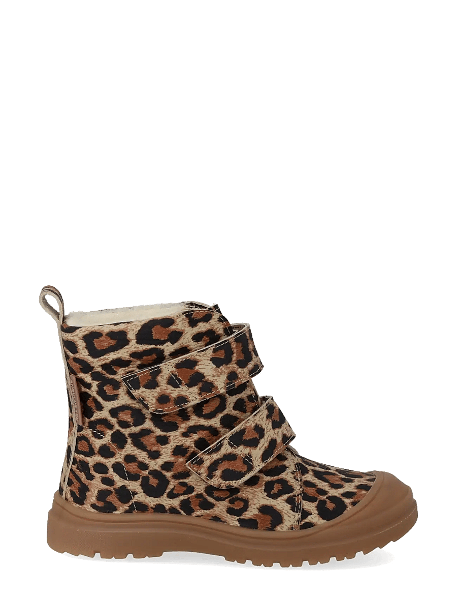 ANGULUS - Boots - flat - with velcro - winter boots - 4020 beige leo garbi - 1