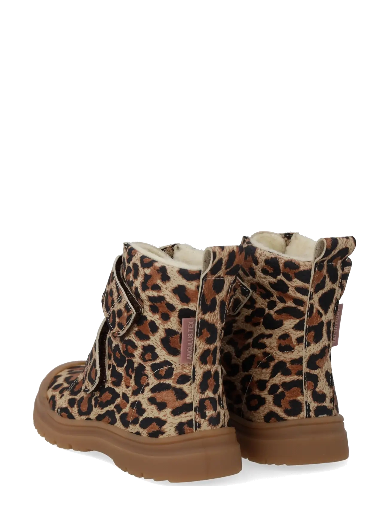 ANGULUS - Boots - flat - with velcro - winter boots - 4020 beige leo garbi - 2