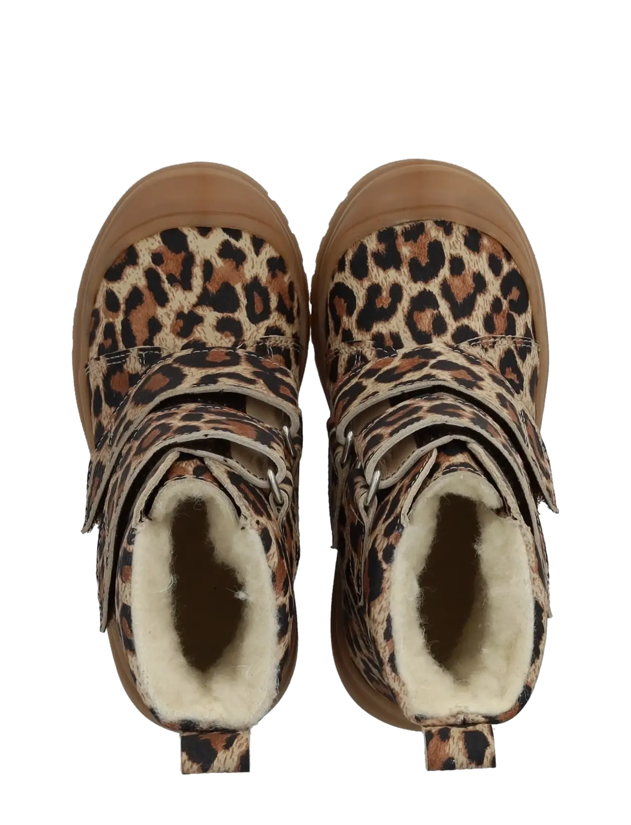 ANGULUS - Boots - flat - with velcro - winter boots - 4020 beige leo garbi - 3