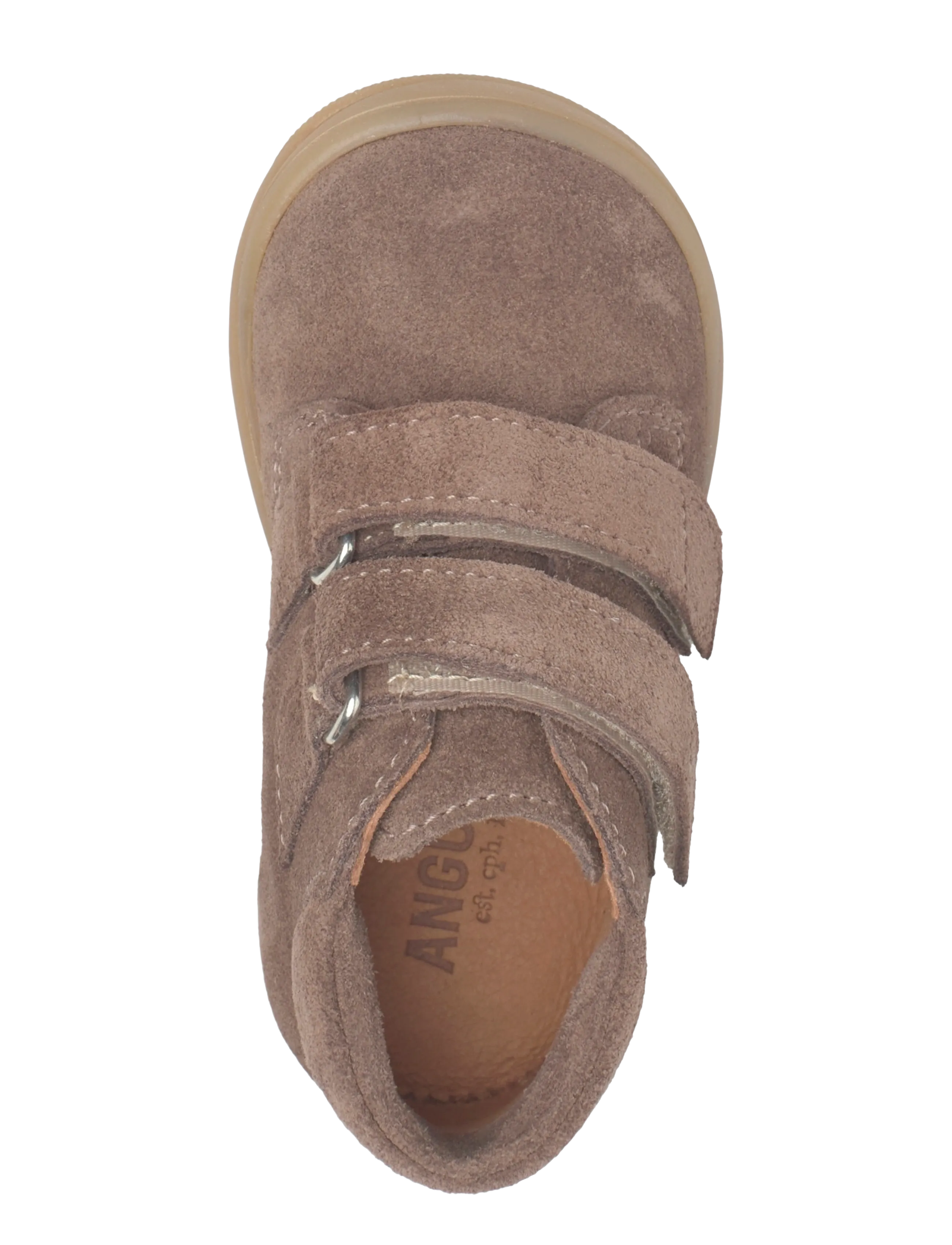 ANGULUS - Shoes - flat - with velcro - babystrikstøvler - 1780 dark taupe - 3