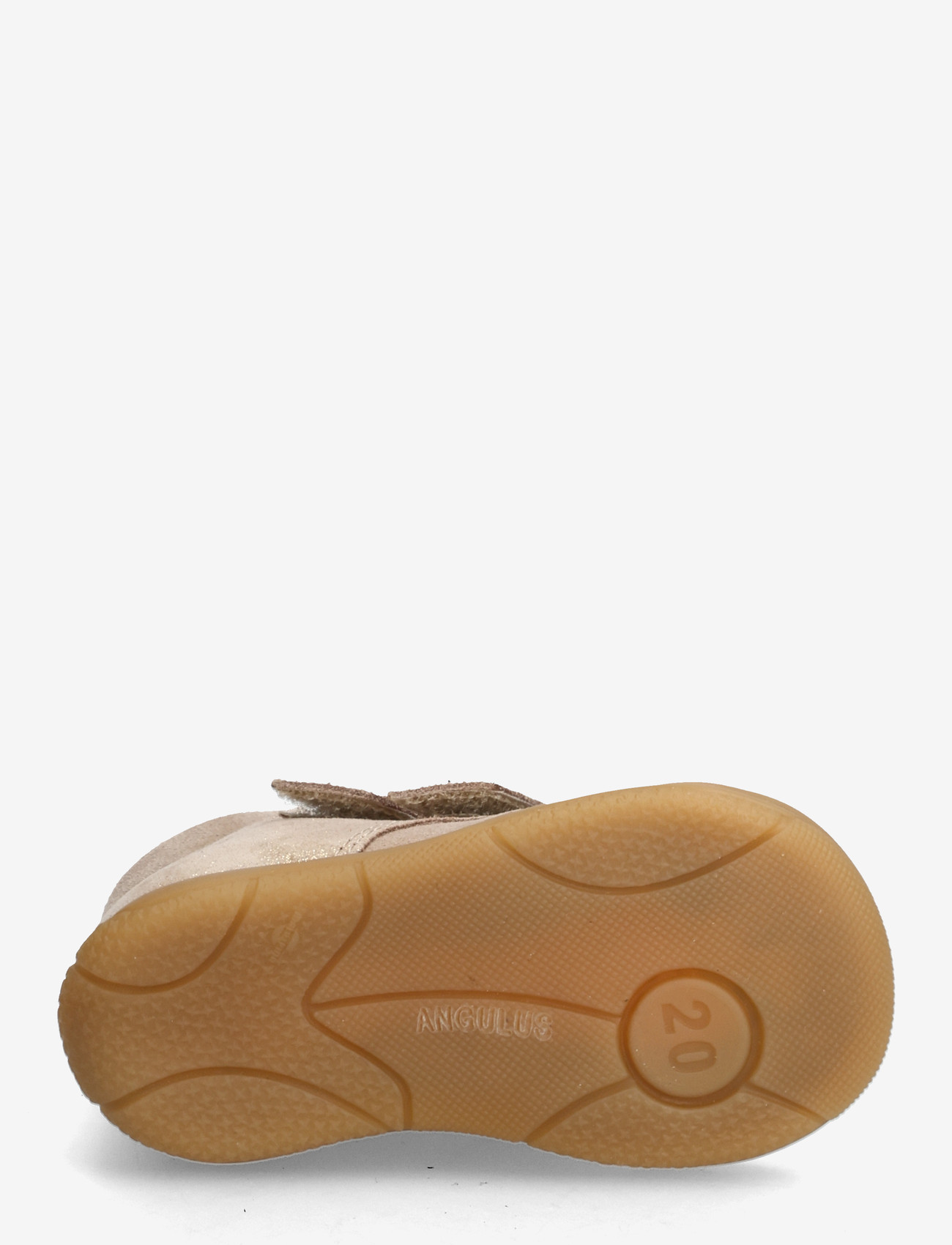 ANGULUS - Shoes - flat - with velcro - lapsed, kes veel ei käi - 4018 rose glitter suede - 4