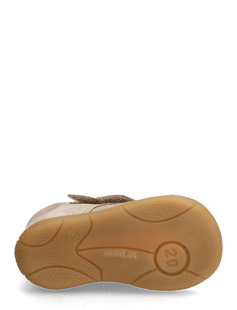 ANGULUS - Shoes - flat - with velcro - lapsed, kes veel ei käi - 4018 rose glitter suede - 4