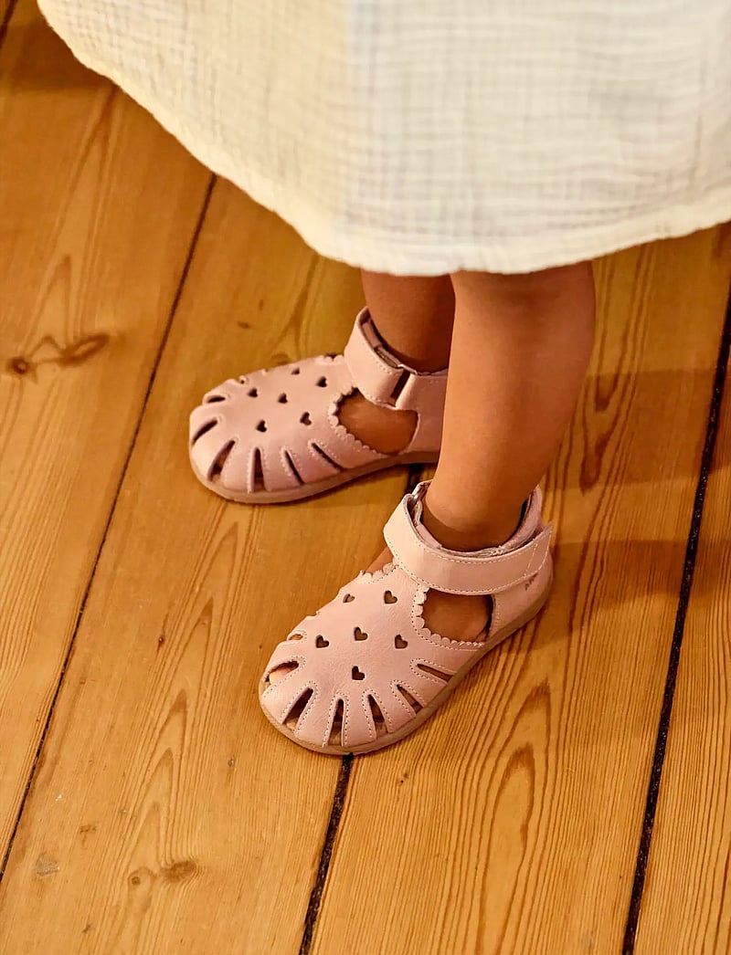 ANGULUS - Sandals - flat - closed toe - sko - 3203/3222 rosebud/rosebud - 0
