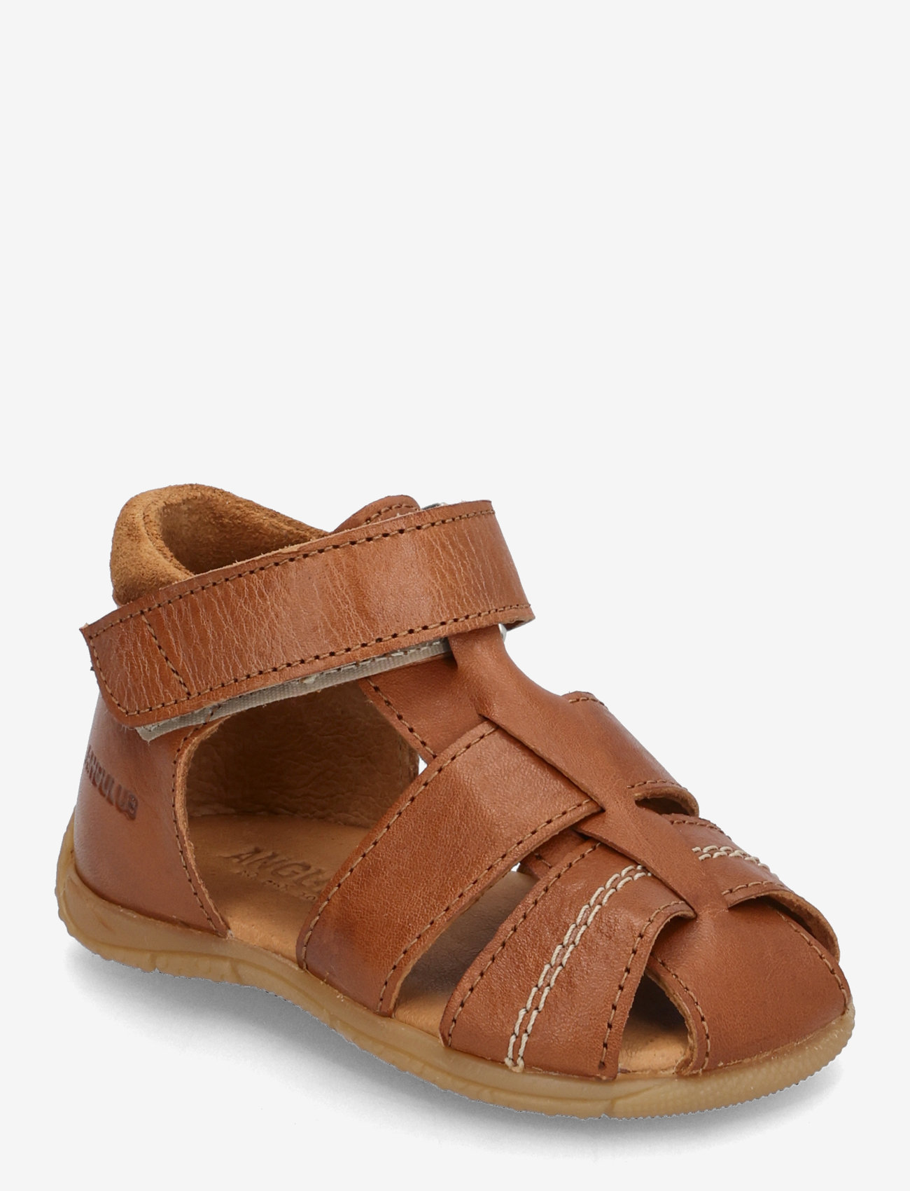 ANGULUS - Sandals - flat  - closed toe - geburtstagsgeschenke - 1545/2219 cognac/cognac - 0