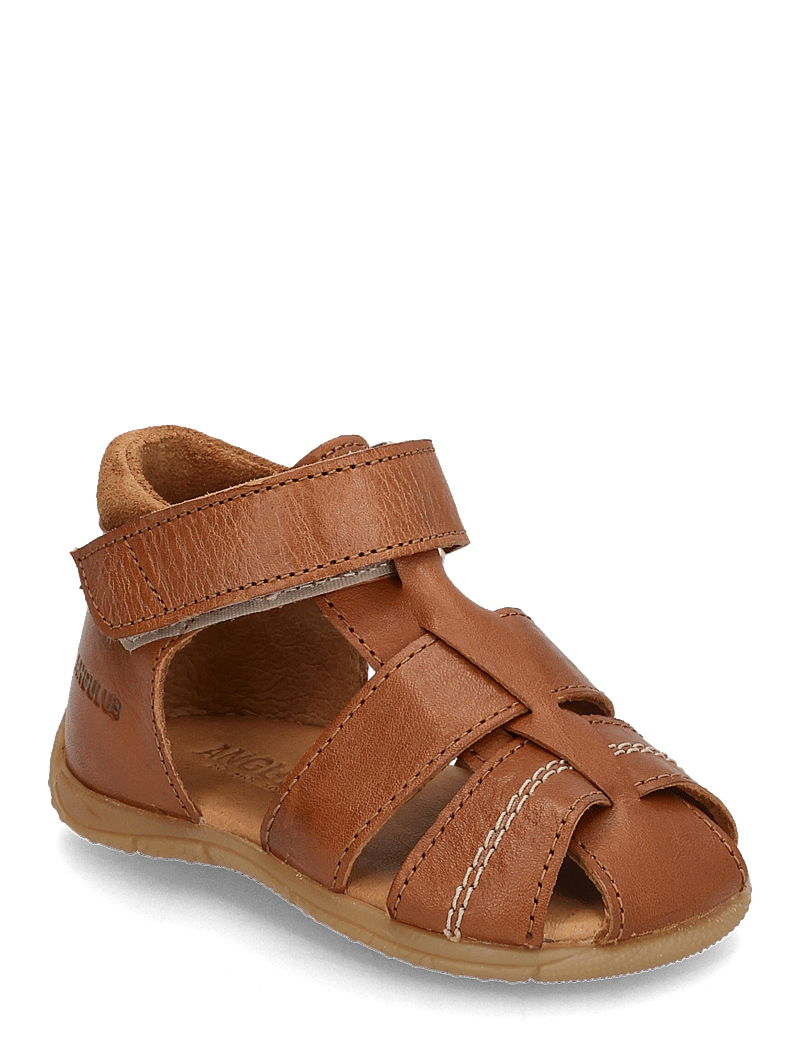 ANGULUS - Sandals - flat - closed toe - skor - 1545/2219 cognac/cognac - 1