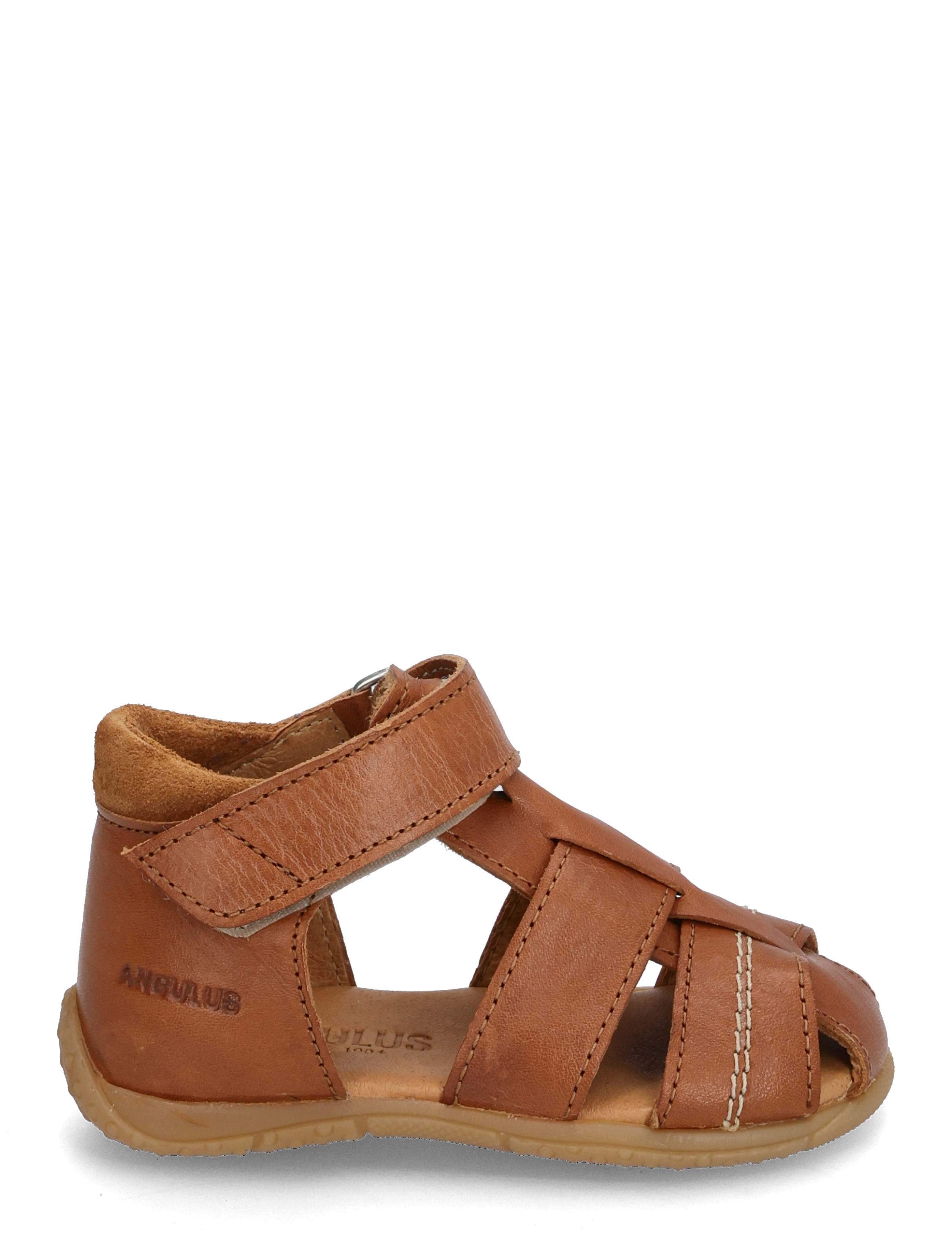 ANGULUS - Sandals - flat  - closed toe - sommarfynd - 1545/2219 cognac/cognac - 2