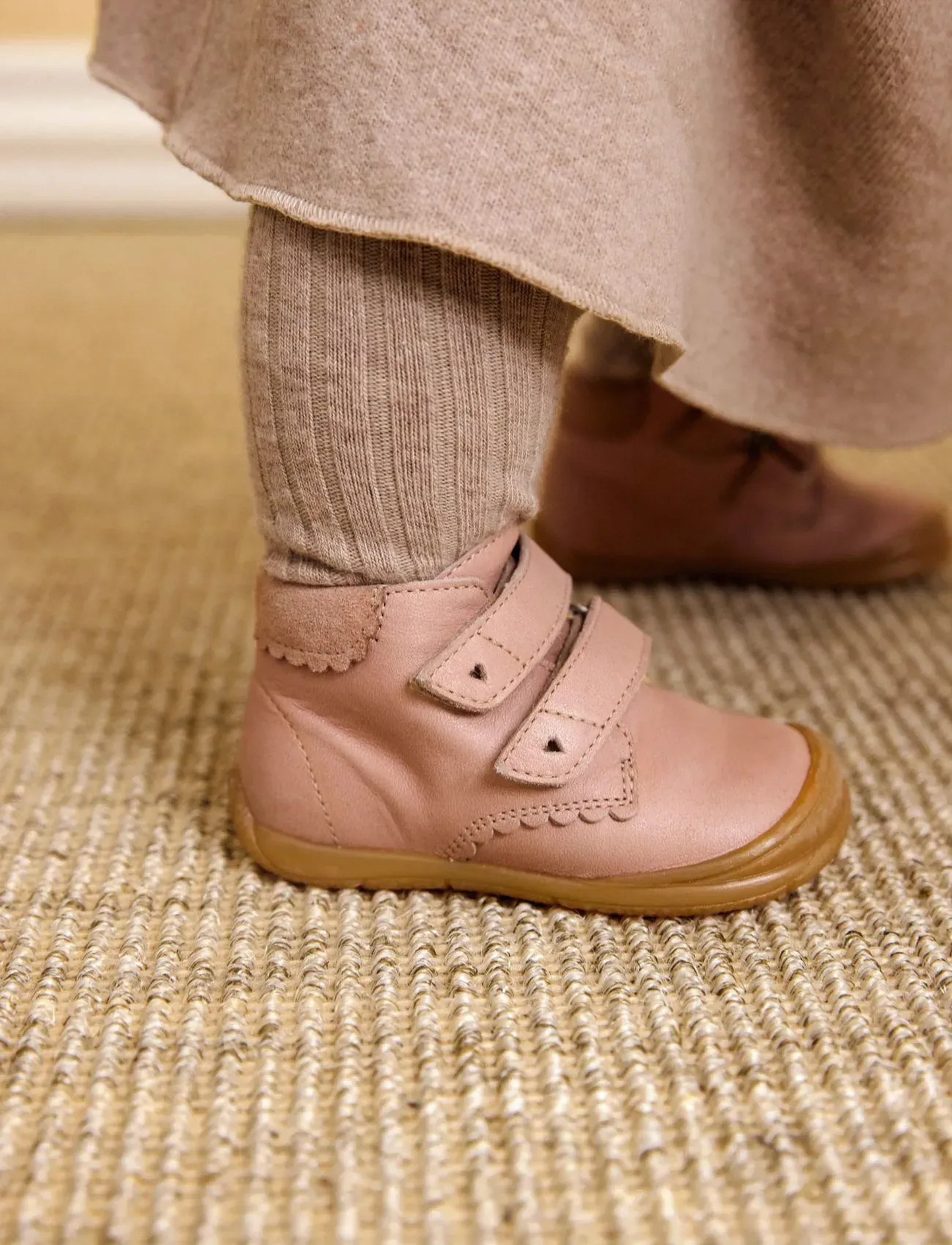 ANGULUS Shoes Flat With Velcro, Børn, Velcro Støvletter, Pink, Str: 19