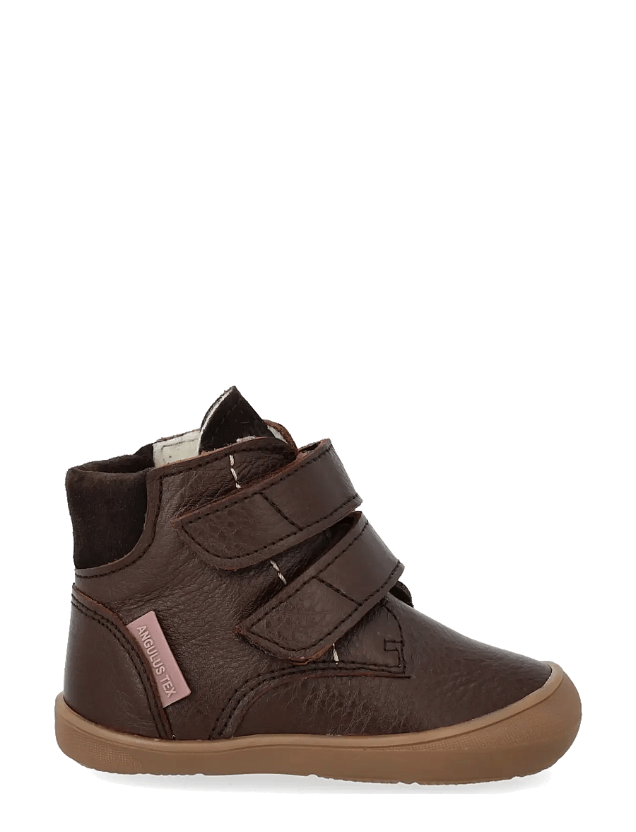 ANGULUS - Boots - flat - with velcro - vinterstövlar - 3261/1779 dark brown/dark brow - 1