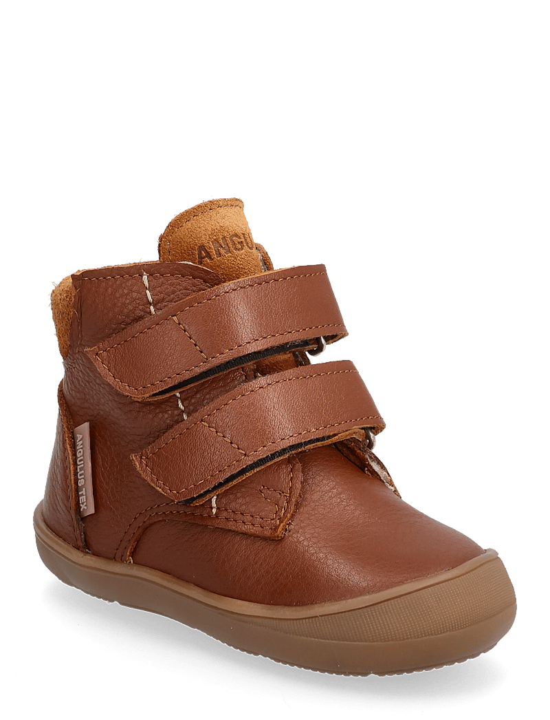 ANGULUS - Boots - flat - with velcro - winterstiefel - 3260/2219 cognac/cognac - 1