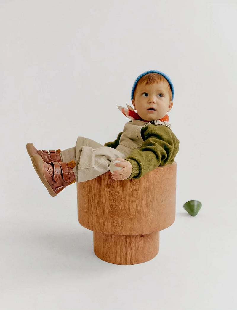 ANGULUS - Boots - flat - with velcro - winterstiefel - 3260/2219 cognac/cognac - 0