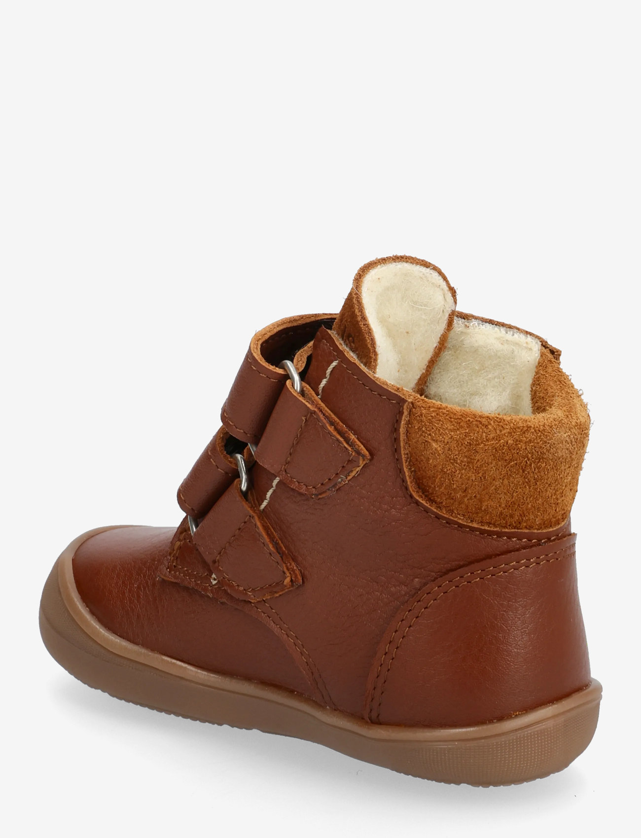 ANGULUS - Boots - flat - with velcro - vinterstøvler - 3260/2219 cognac/cognac - 3