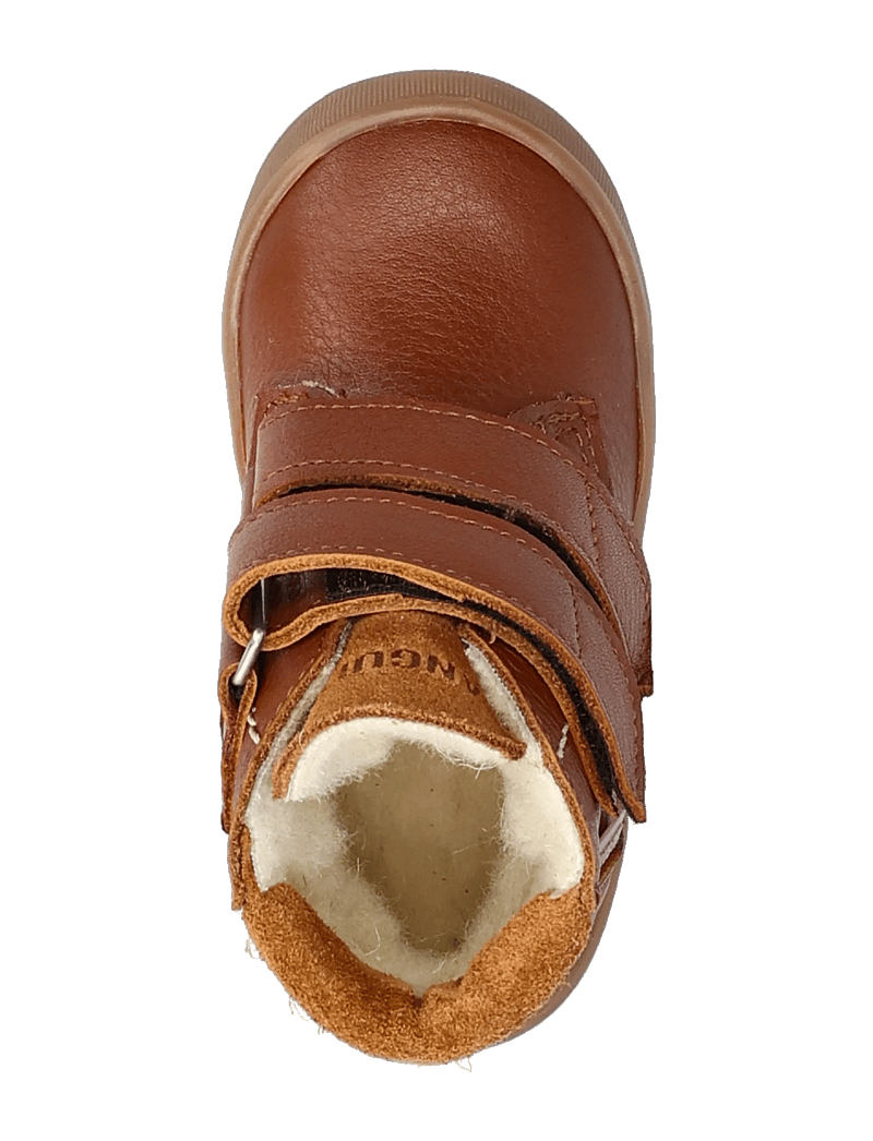 ANGULUS - Boots - flat - with velcro - winterstiefel - 3260/2219 cognac/cognac - 4
