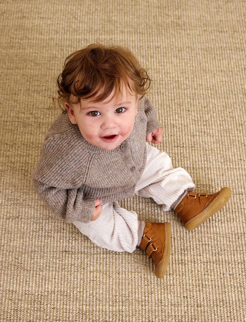 ANGULUS - Booties - flat - with velcro - kingad - 1545/2219 cognac/cognac - 0