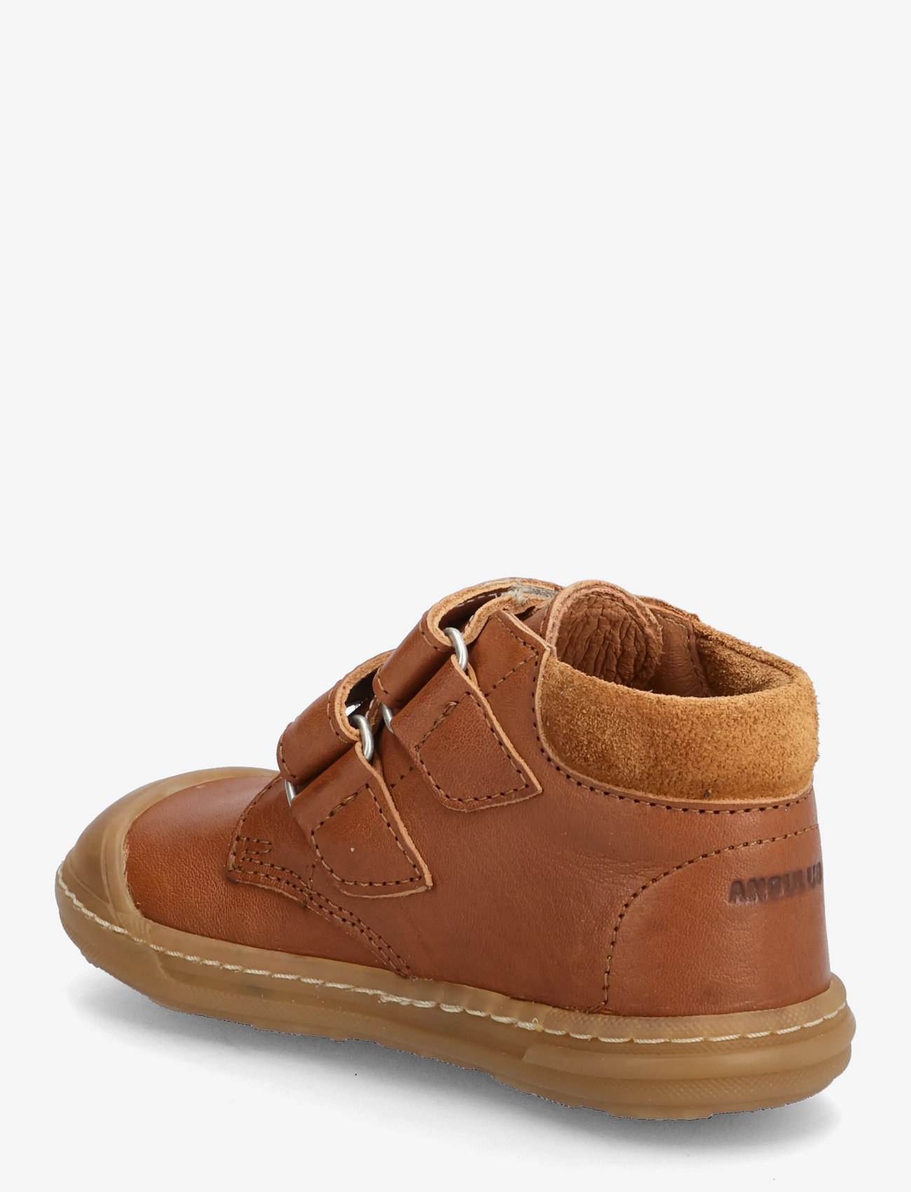 ANGULUS - Booties - flat - with velcro - kingad - 1545/2219 cognac/cognac - 3