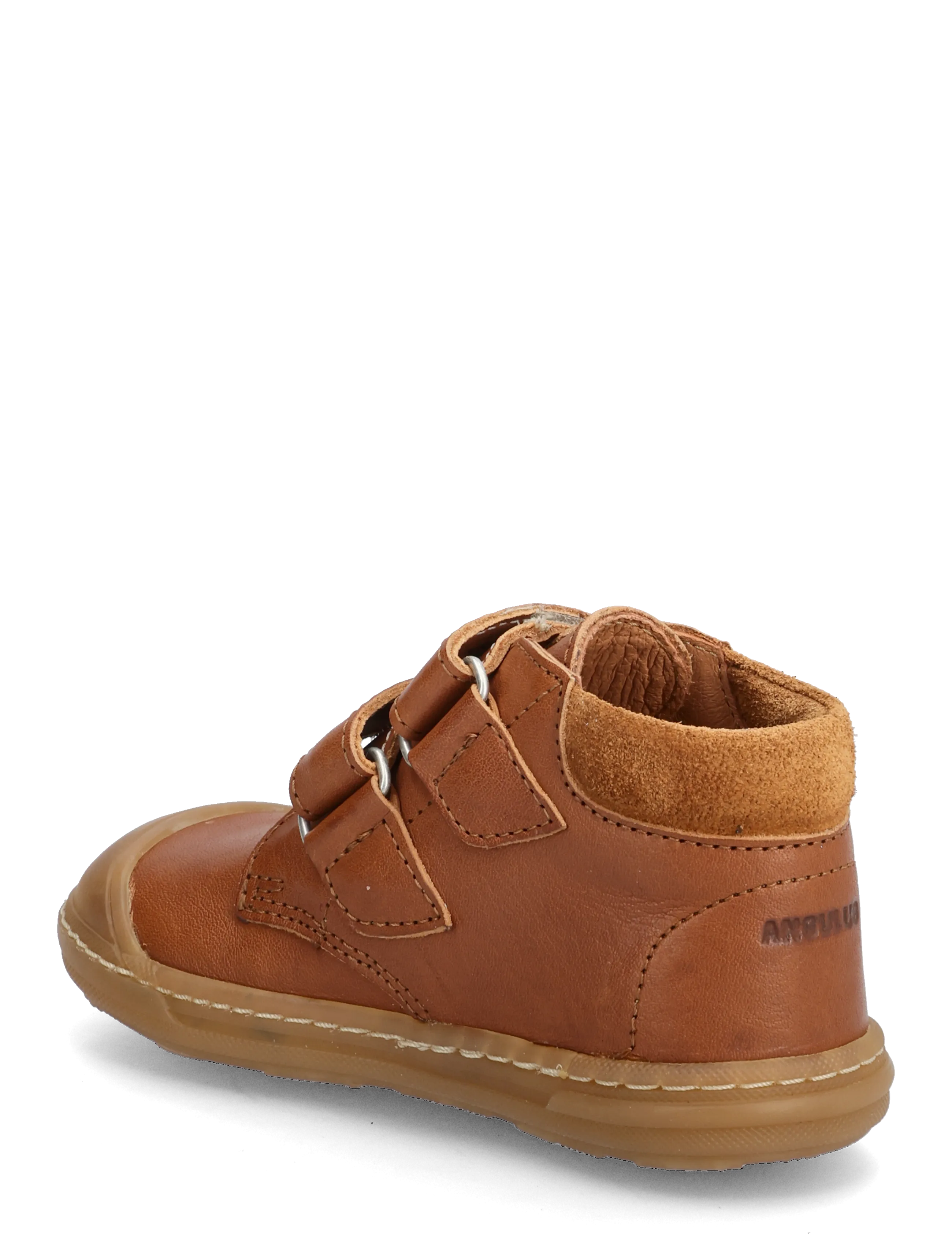 ANGULUS - Booties - flat - with velcro - fall shoes - 1545/2219 cognac/cognac - 3