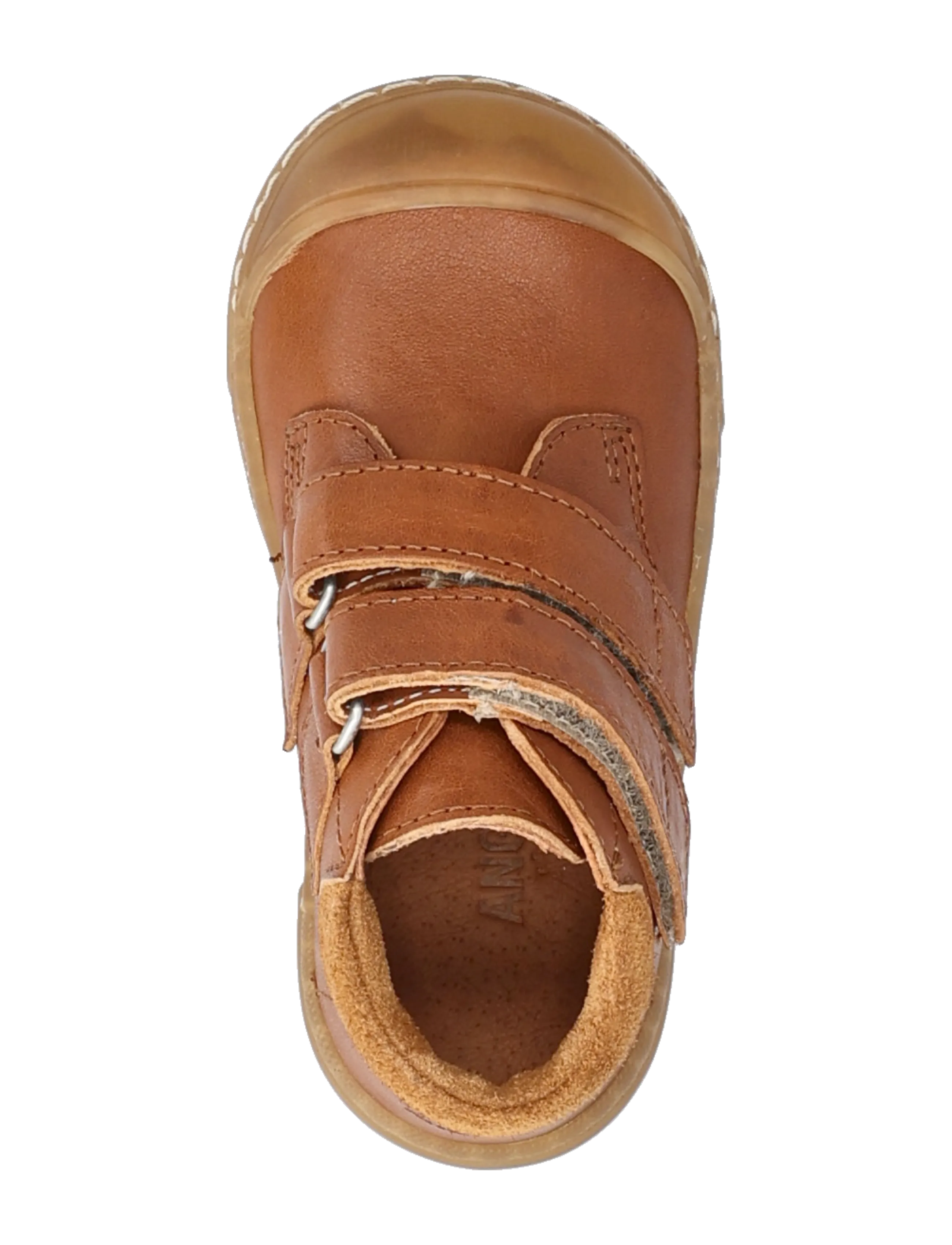 ANGULUS - Booties - flat - with velcro - shoes - 1545/2219 cognac/cognac - 4