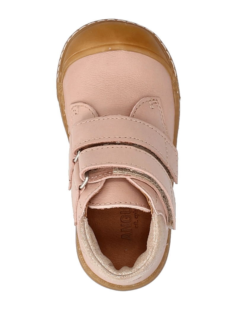 ANGULUS - Booties - flat - with velcro - skor - 3203/4018 rosebud/rose - 3