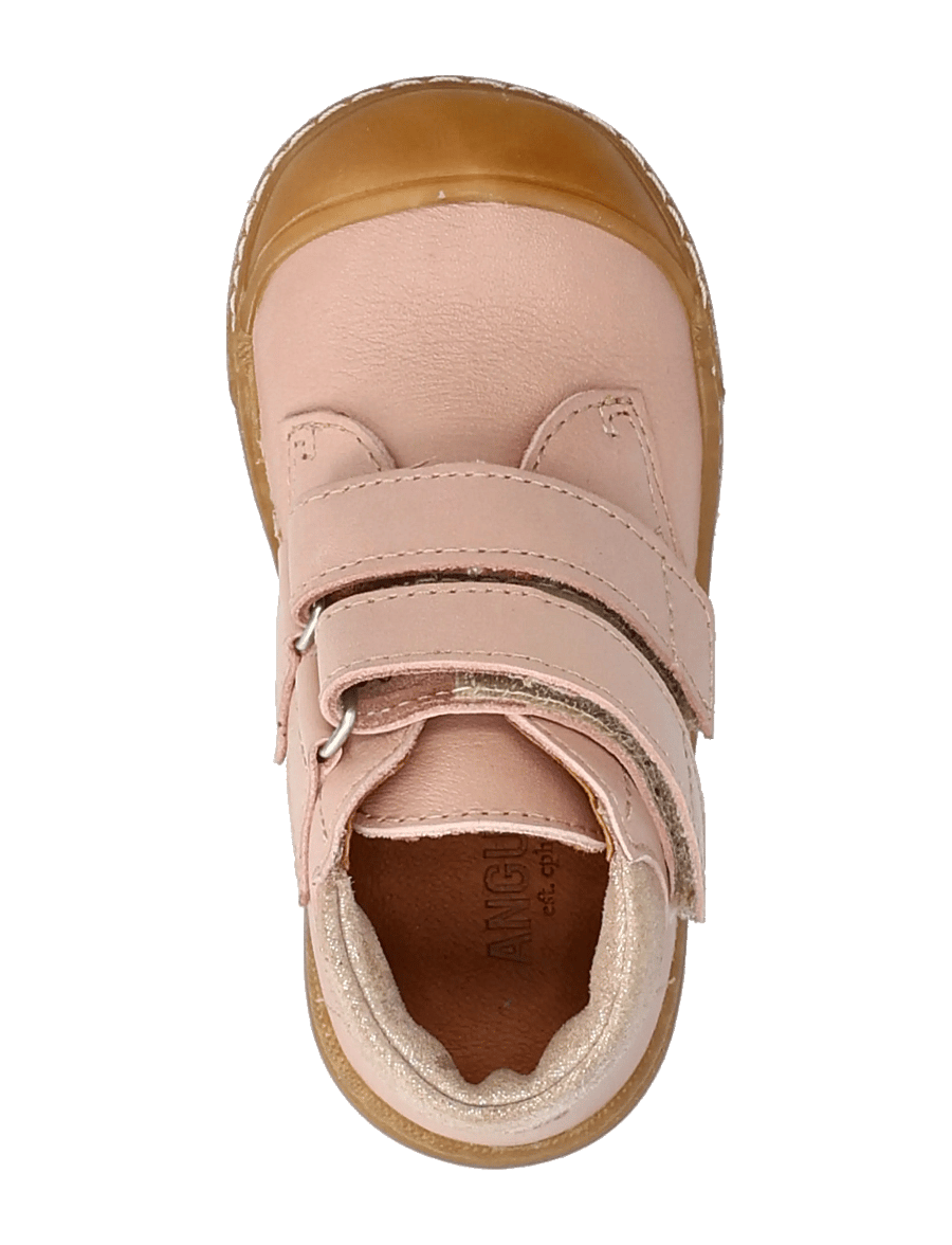 ANGULUS - Booties - flat - with velcro - skor - 3203/4018 rosebud/rose - 3