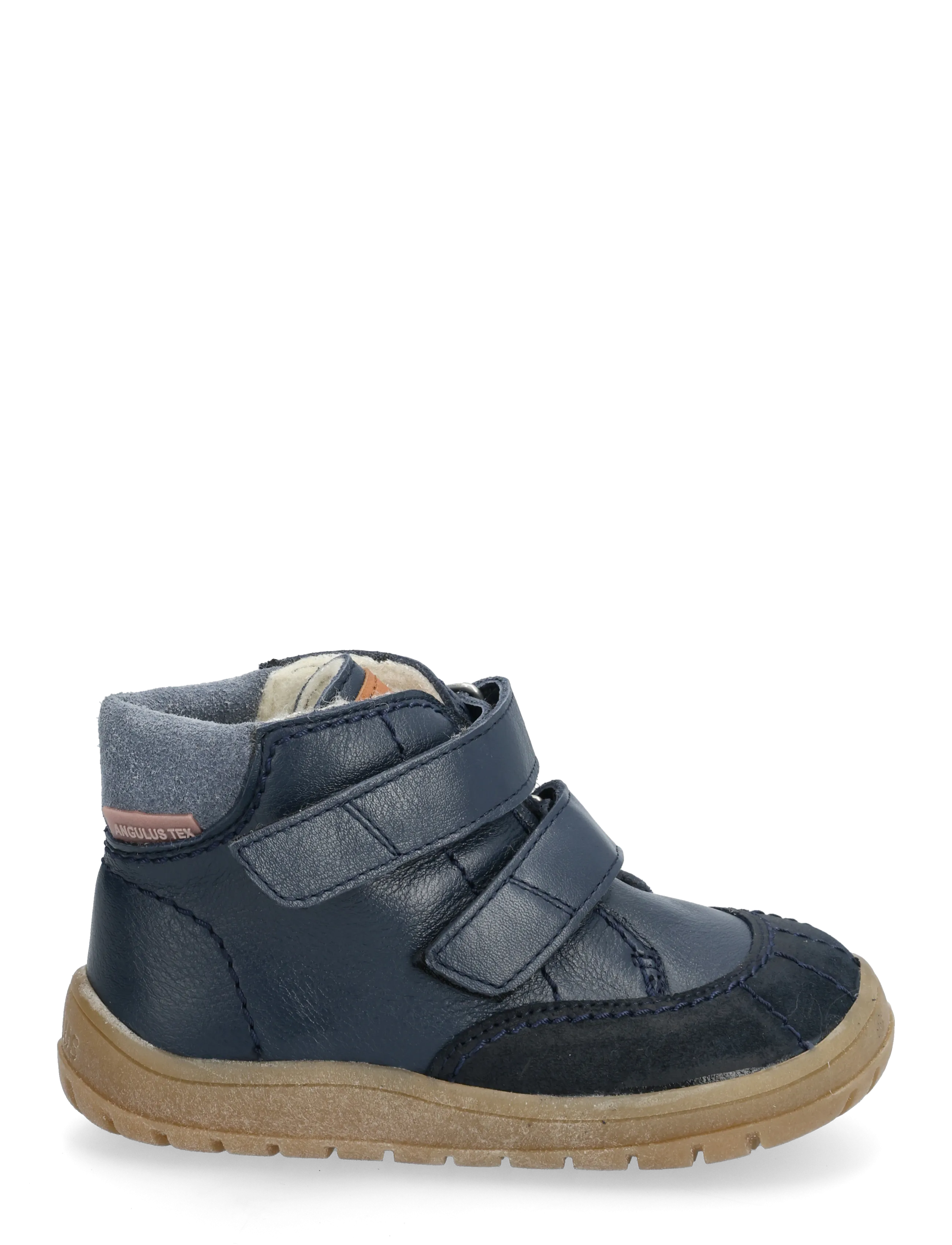 ANGULUS - Boots - flat - with velcro - winter boots - 2103/3266/1789/2734 navy/tan/b - 2