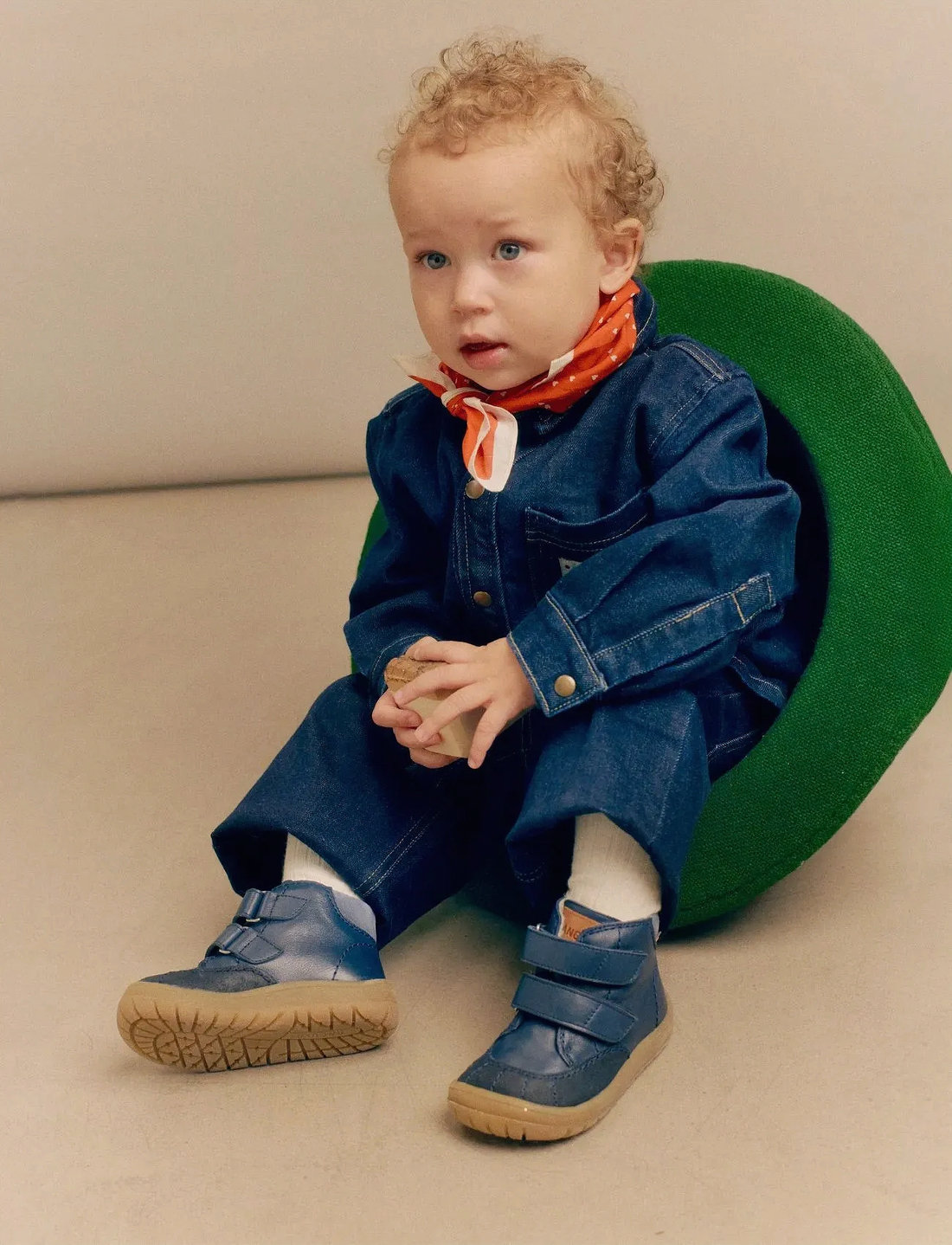 ANGULUS - Boots - flat - with velcro - talvesaapad - 2103/3266/1789/2734 navy/tan/b - 0