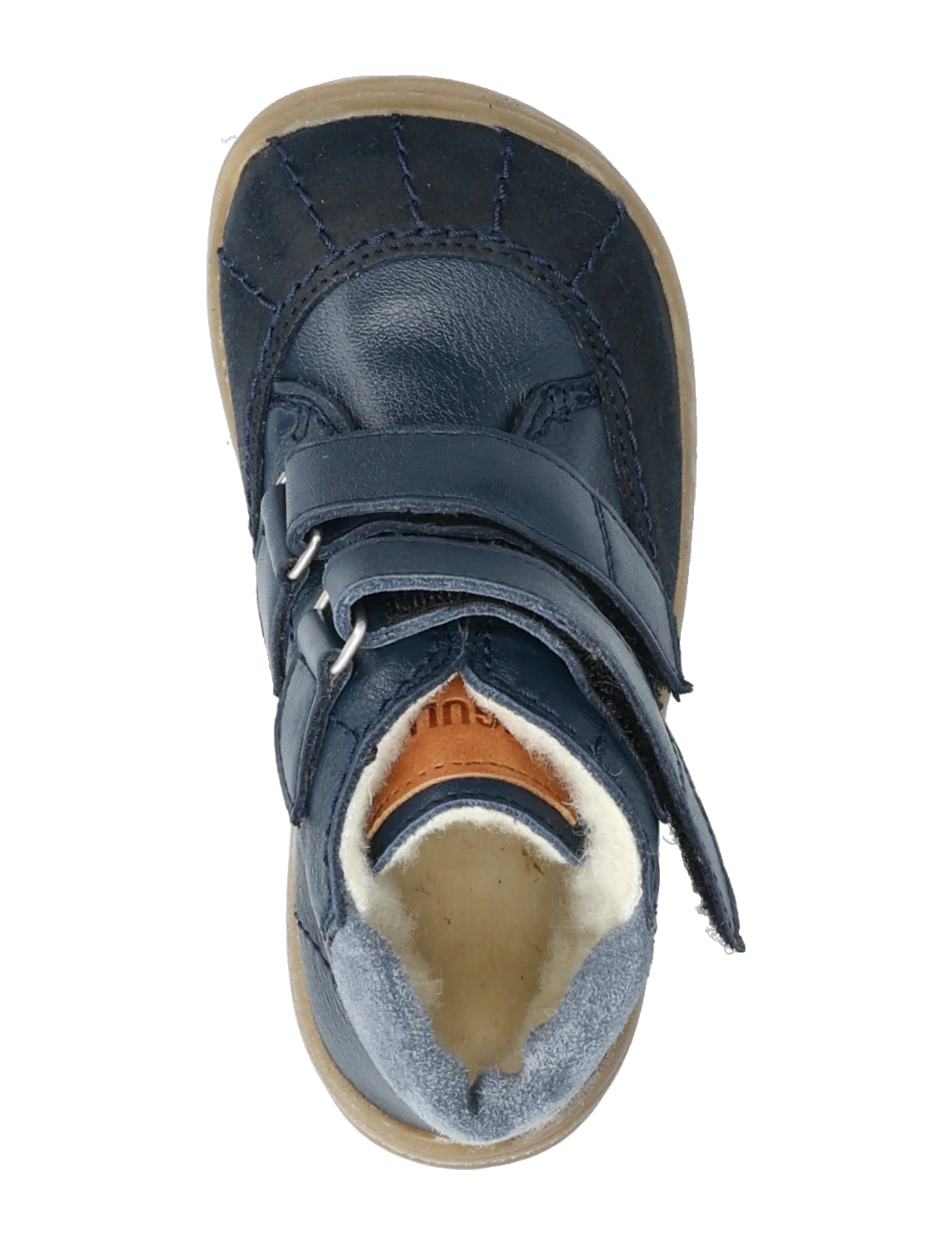 ANGULUS - Boots - flat - with velcro - winter boots - 2103/3266/1789/2734 navy/tan/b - 4