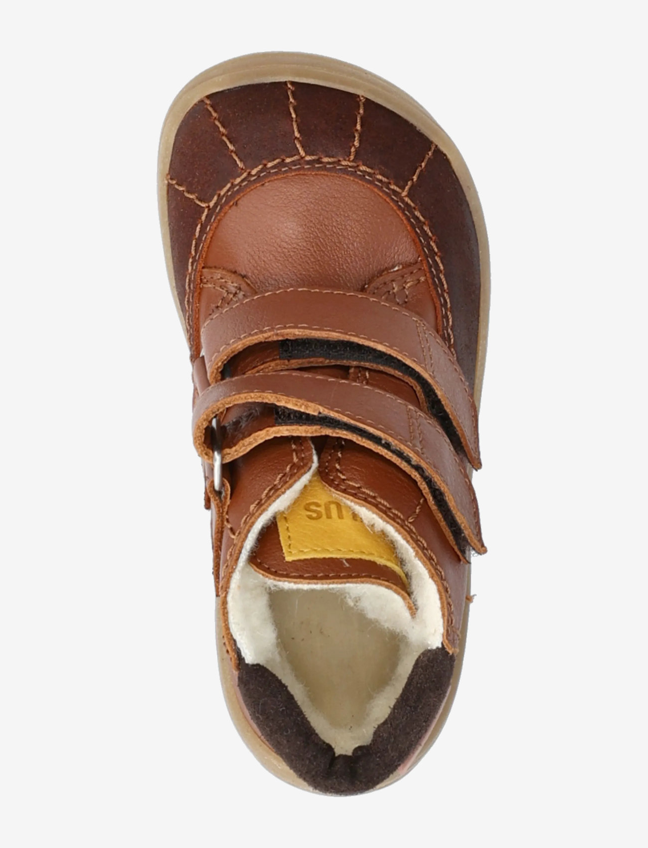 ANGULUS - Boots - flat - with velcro - winterstiefel - 2101/3260/2719/1779 cognac/sun - 3