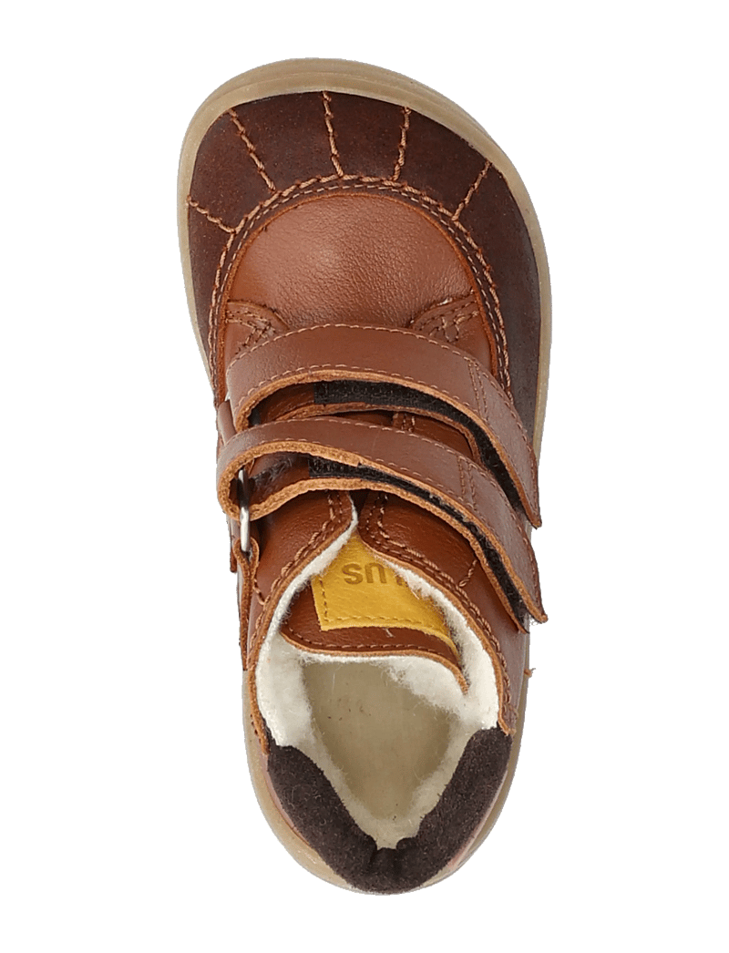 ANGULUS - Boots - flat - with velcro - winterstiefel - 2101/3260/2719/1779 cognac/sun - 3