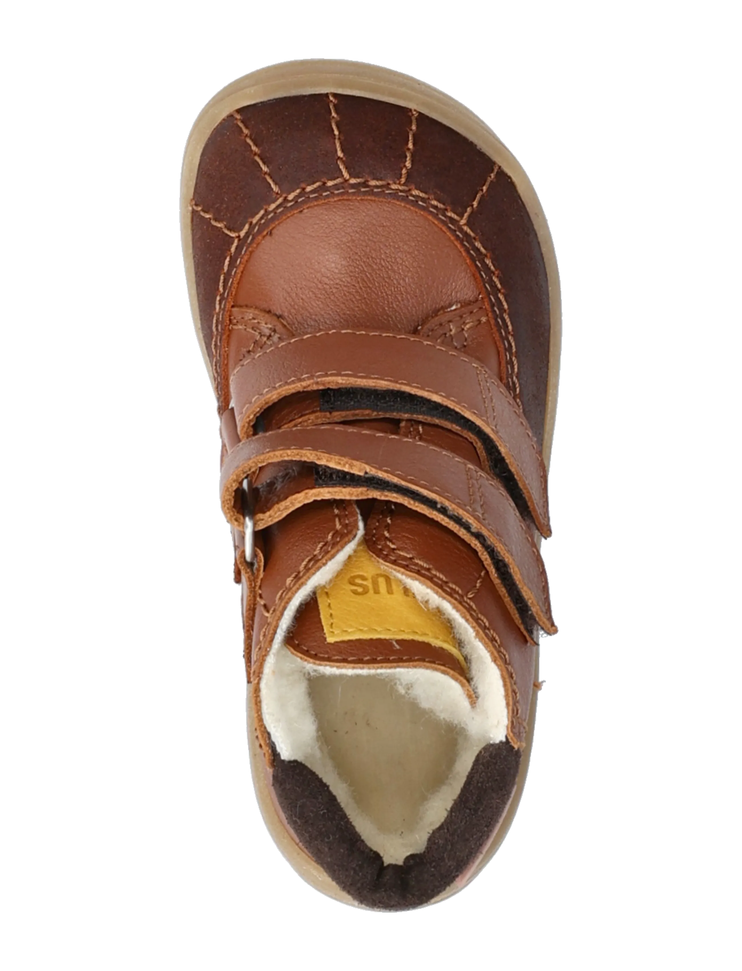 ANGULUS - Boots - flat - with velcro - herbstschuhe - 2101/3260/2719/1779 cognac/sun - 3