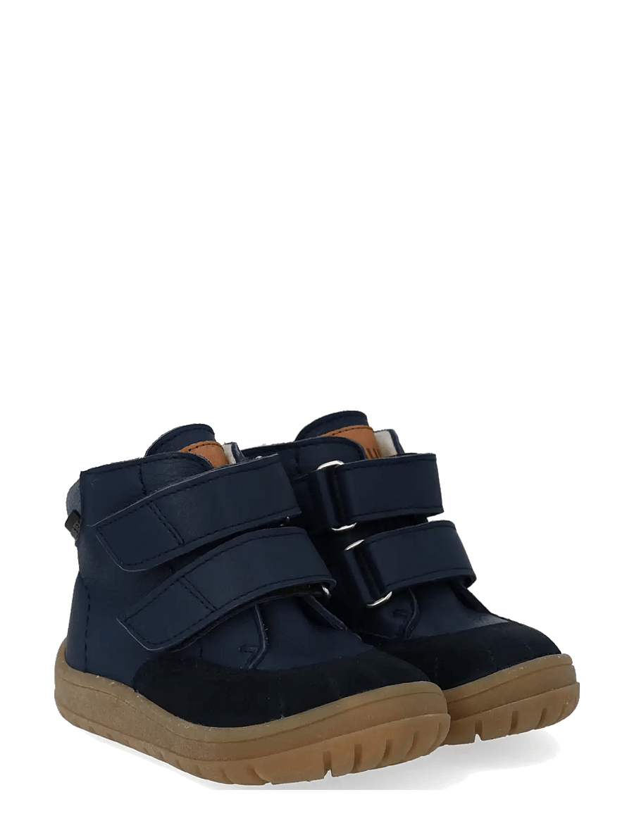 ANGULUS - Boots - flat - with velcro - winter boots - 2103/3266/1789/2734 navy/tan/b - 1