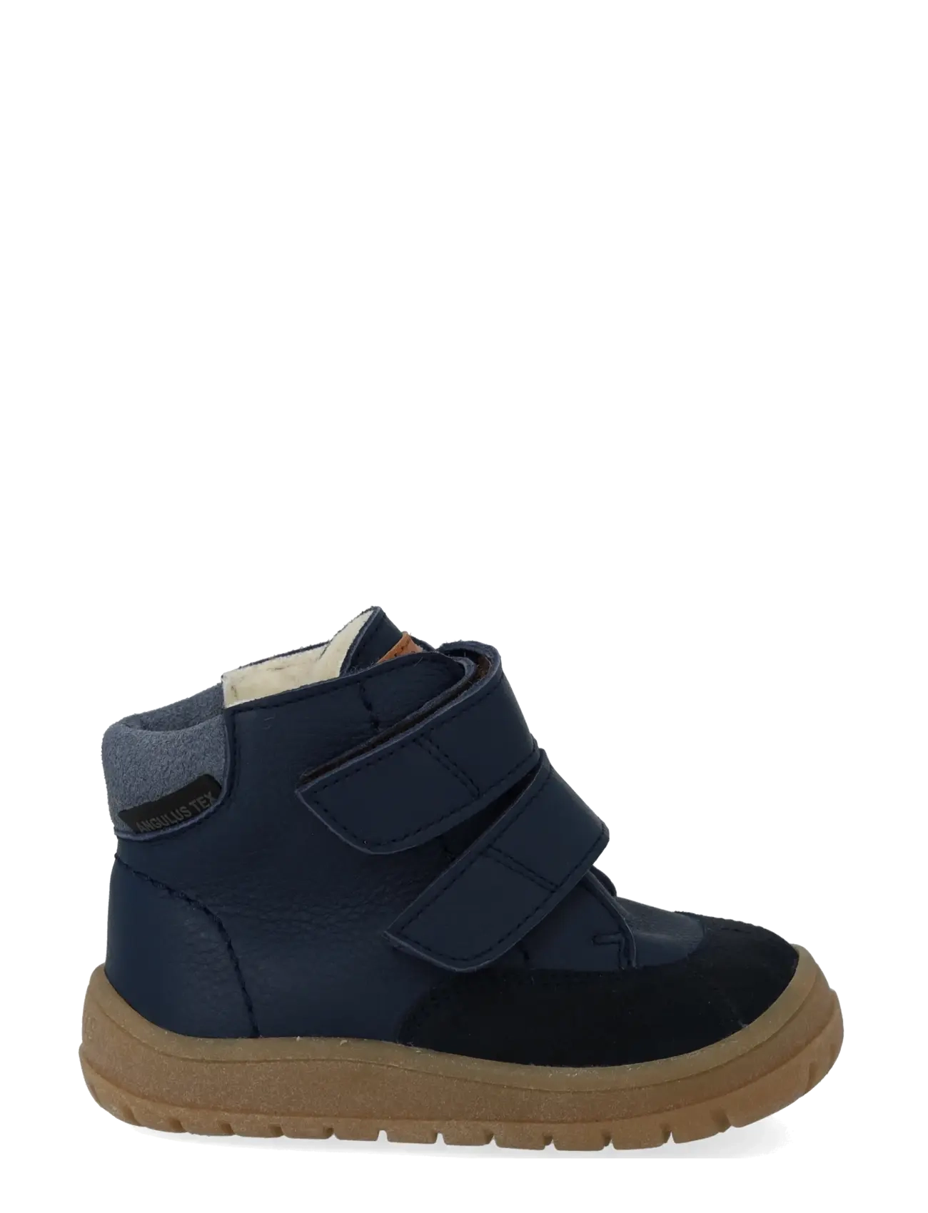 ANGULUS - Boots - flat - with velcro - winter boots - 2103/3266/1789/2734 navy/tan/b - 2
