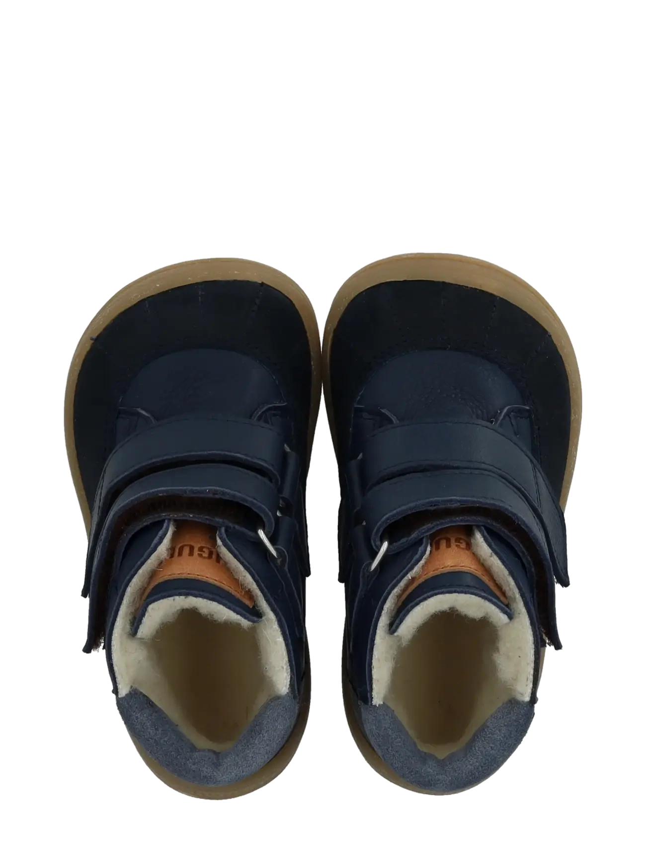 ANGULUS - Boots - flat - with velcro - winter boots - 2103/3266/1789/2734 navy/tan/b - 4